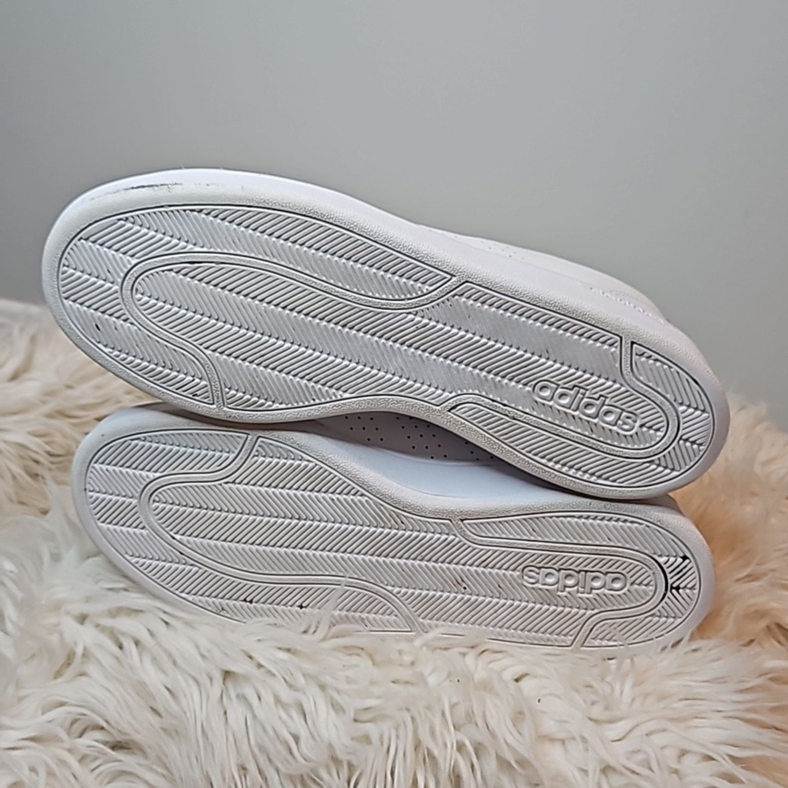 Adidas Adidas Cloudfoam White and Blush Pink Sneakers Size US 9 / IT 39 - 10 Thumbnail