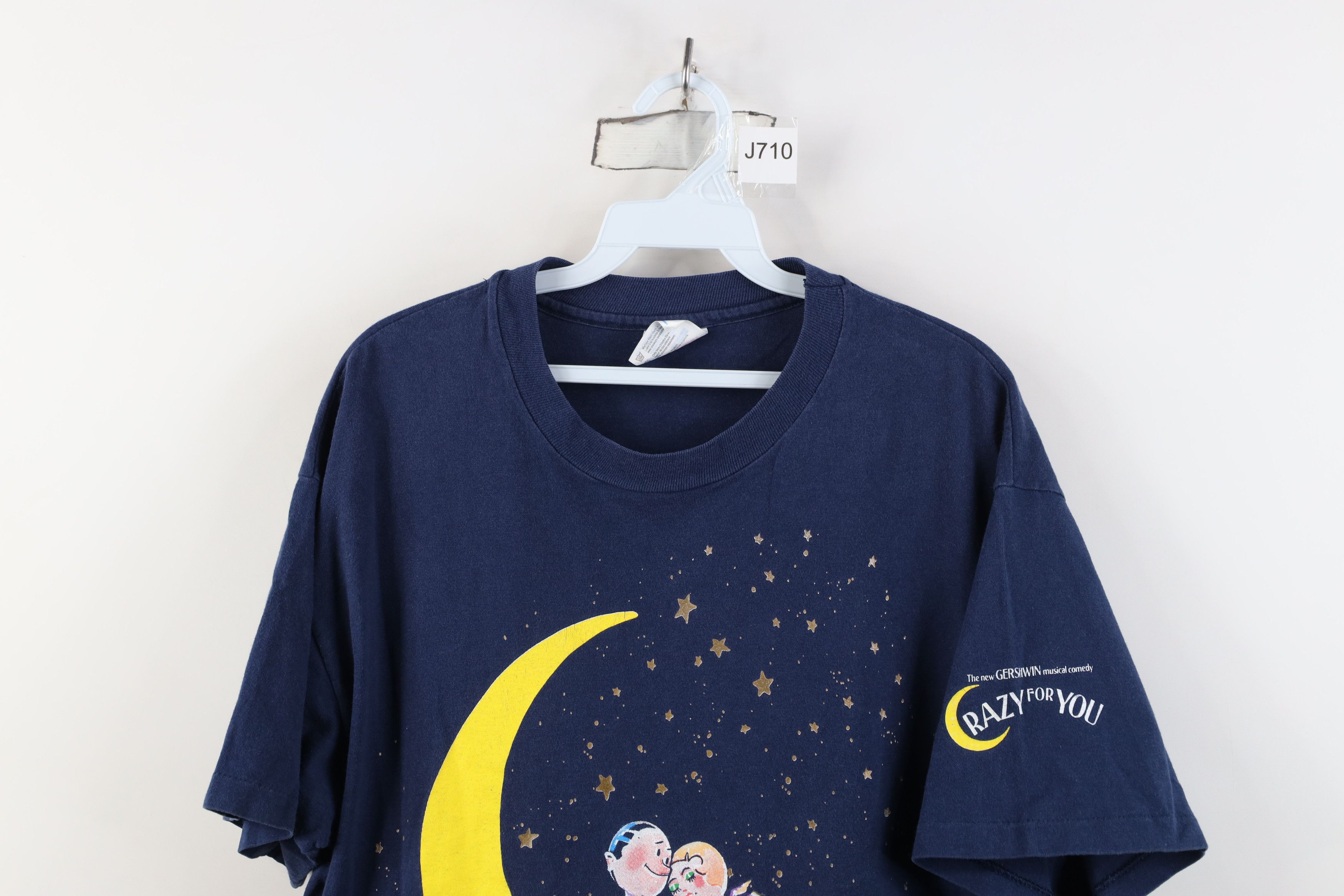 Vintage Vintage 90s Crazy For You Musical Play Short Sleeve T-Shirt Size L / US 10 / IT 46 - 2 Thumbnail