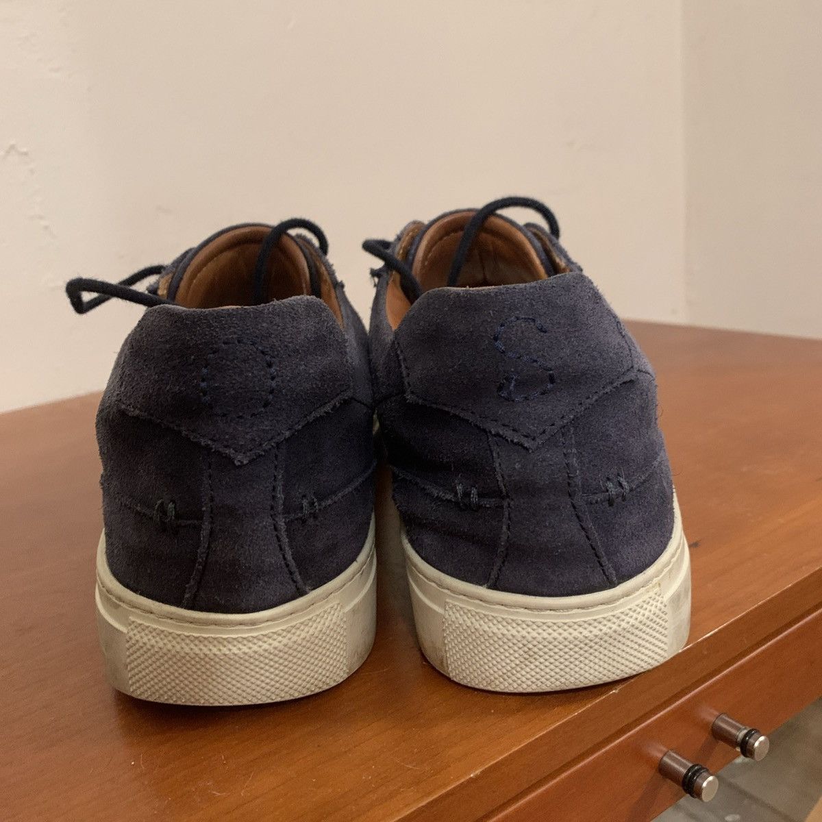 Oliver Sweeney Oliver Sweeney Blue Suede Sneakers UK7/US8 Made In Italy Size US 8 / EU 41 - 5 Thumbnail