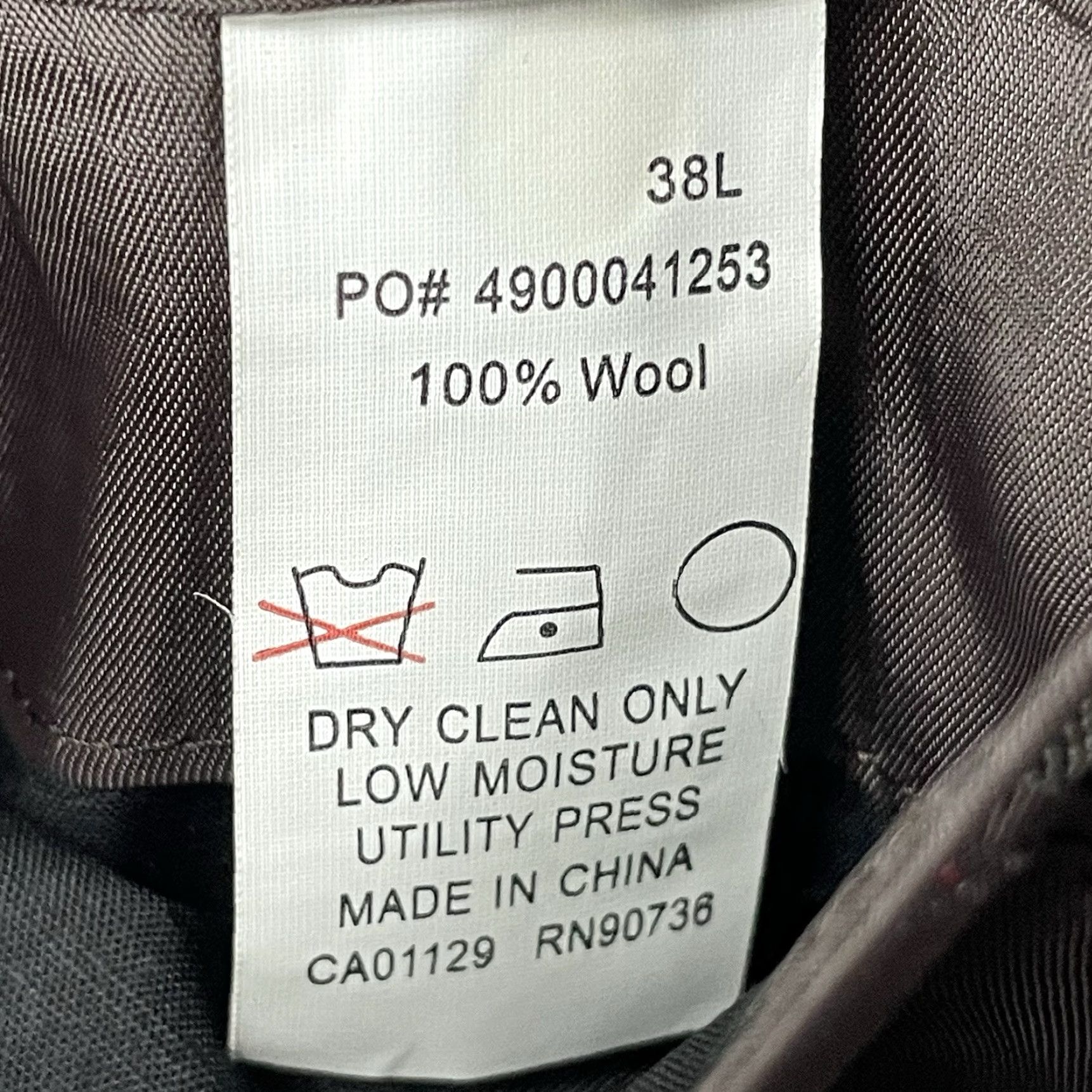 Calvin Klein Calvin Klein Brown Wool Extreme Slim Fit 2 Button Sport Coat Blazer Size 38L Size 38R - 4 Thumbnail