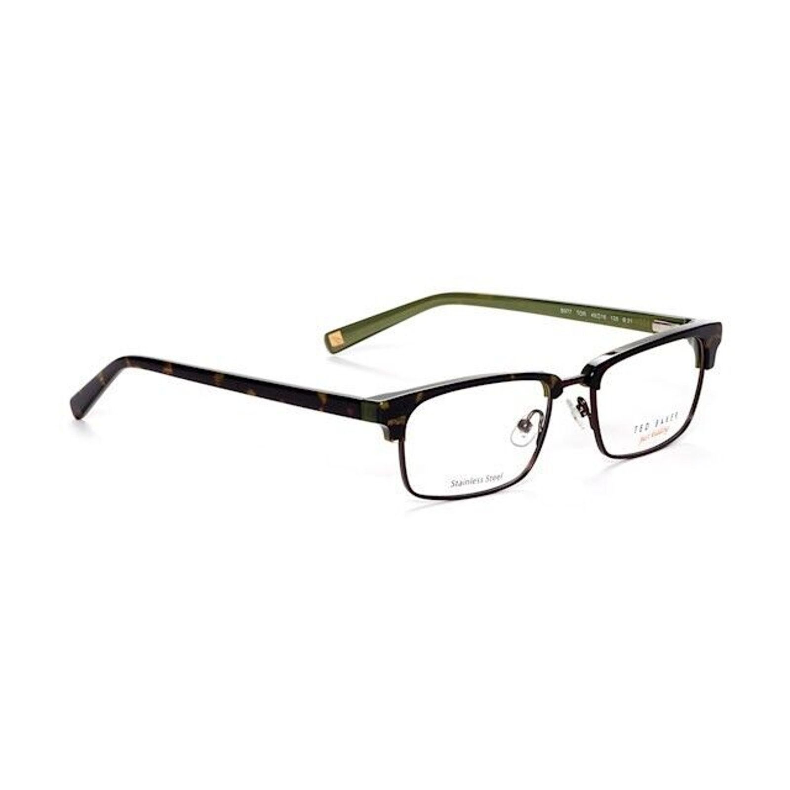 Ted Baker TED BAKER JUST KIDDING B977 GREEN TORTOISE EYEGLASSES 49-16 Size ONE SIZE - 2 Thumbnail