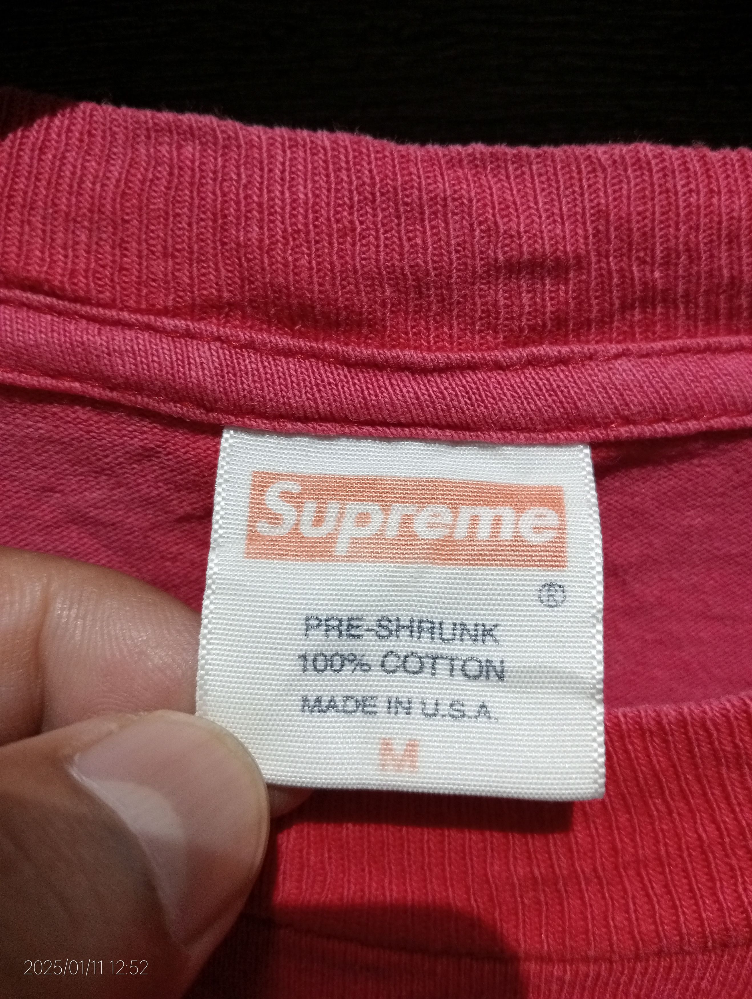 Supreme Vintage Supreme Le Cognac de Napolean Sunfaded Tee USA Size US M / EU 48-50 / 2 - 2 Thumbnail
