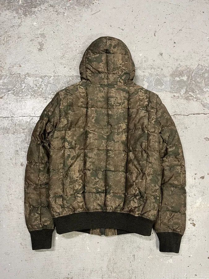 Dolce & Gabbana 2000s Dolce & Gabbana Holographic Camo Khaki Puffer Jacket Size US S / EU 44-46 / 1 - 7 Thumbnail