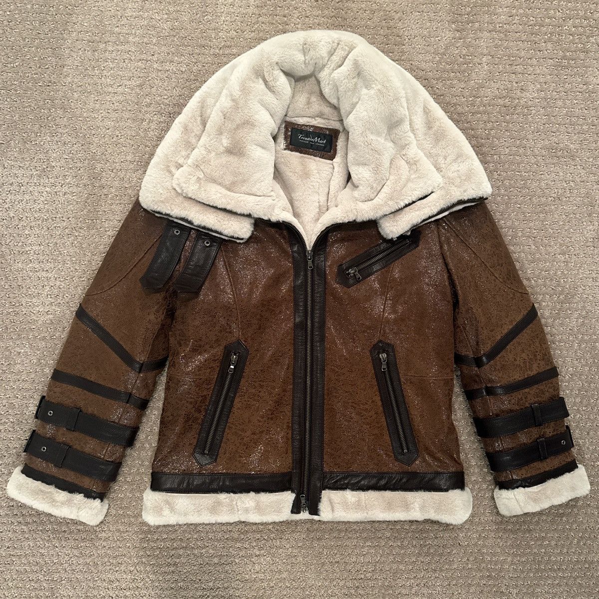 Tornado Mart Tornado mart fur lined leather jacket Size US M / EU 48-50 / 2 - 1 Thumbnail