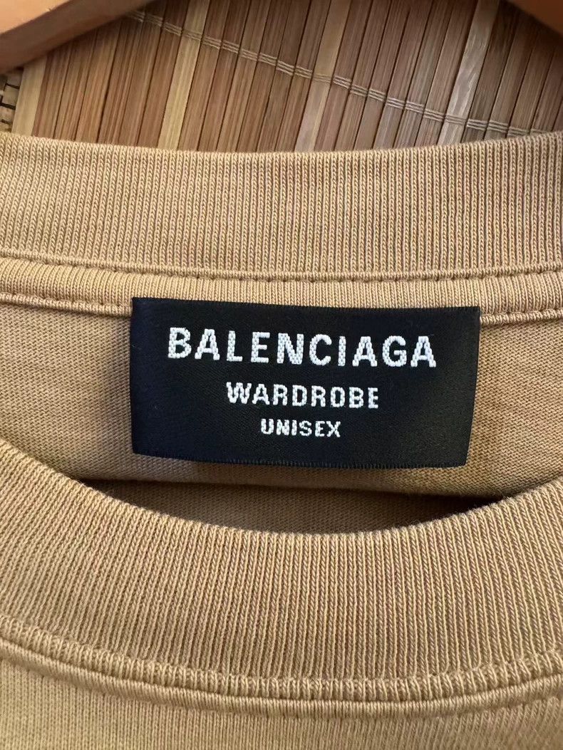Balenciaga Balenciaga Khaki BB embroidered monogram short sleeve Size US L / EU 52-54 / 3 - 3 Thumbnail