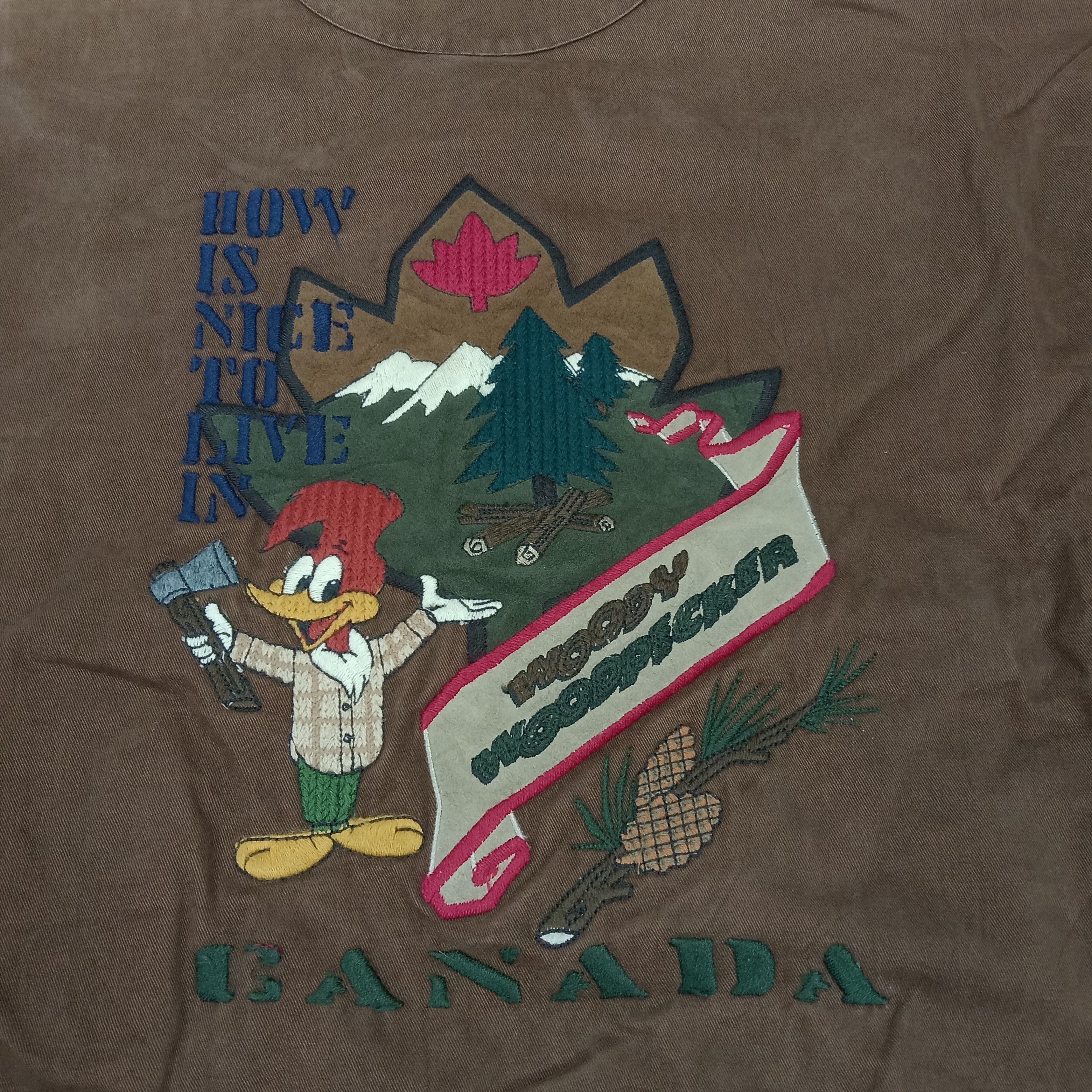 Castelbajac Bomber Jacket Cartoon Woody Woodpecker