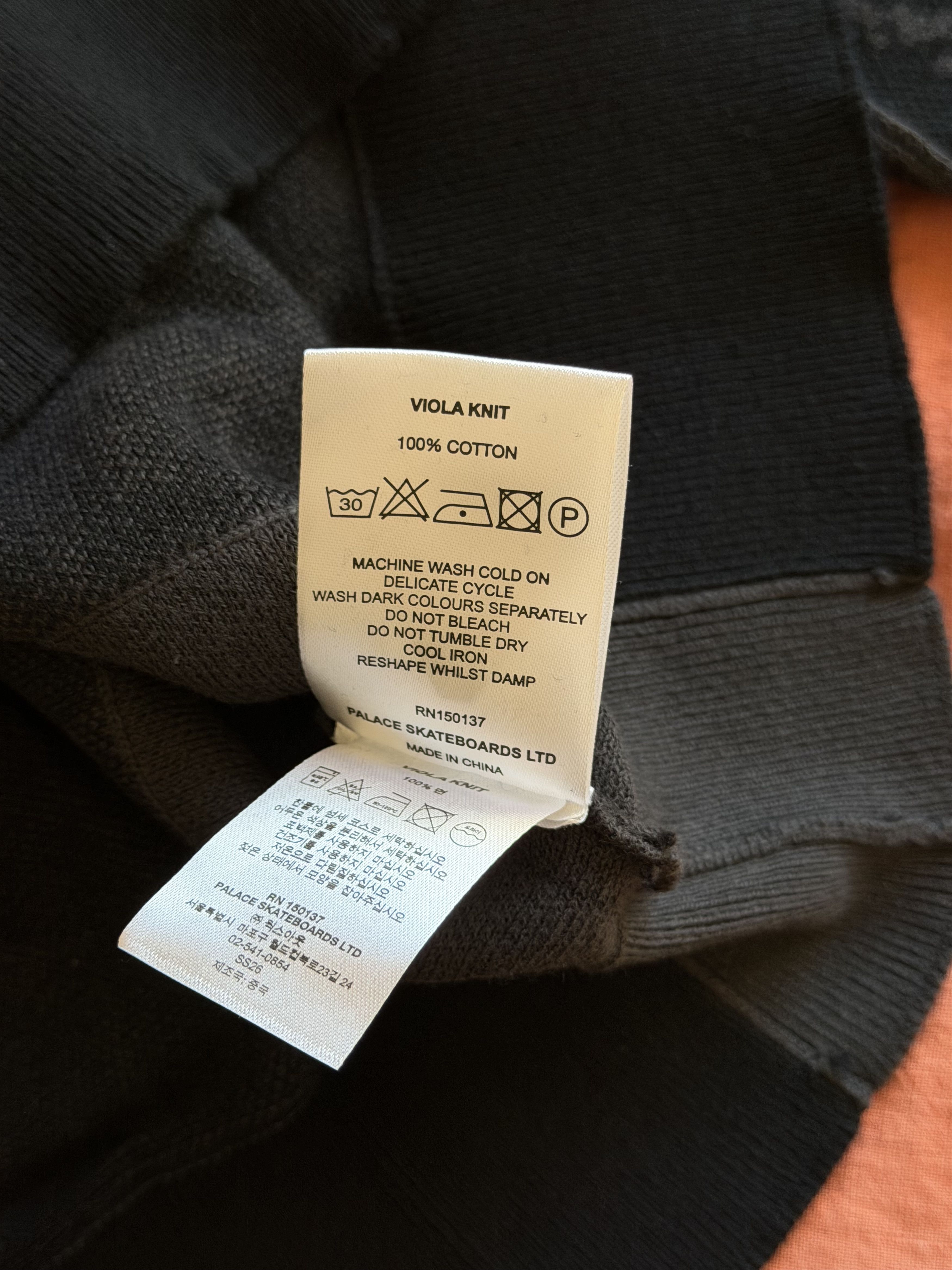 Palace Palace Viola Knit Jersey in Black Size US L / EU 52-54 / 3 - 9 Thumbnail