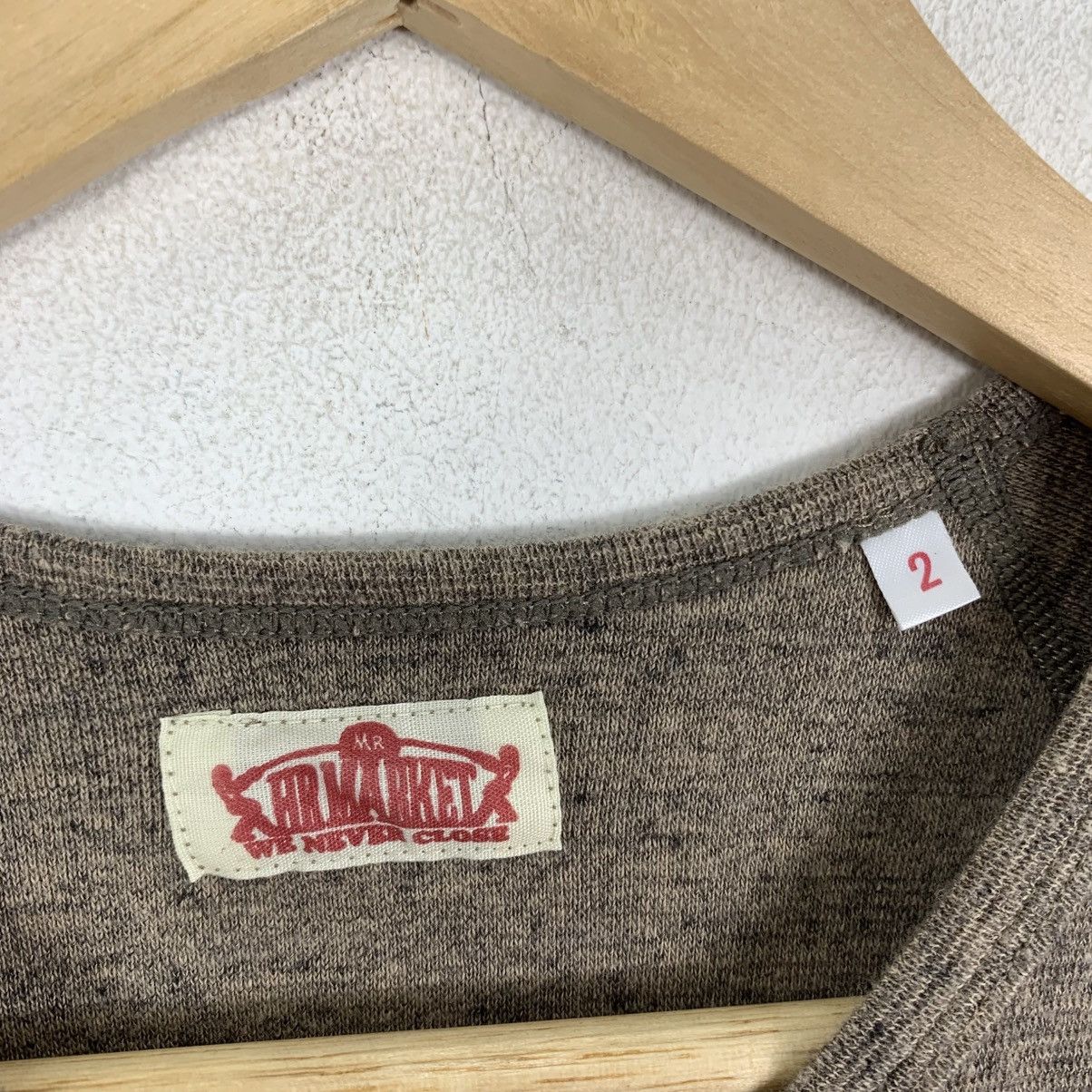 Japanese Brand Vintage HR MARKET Stretch Plain Japanese Brand Tshirt Size US S / EU 44-46 / 1 - 5 Thumbnail