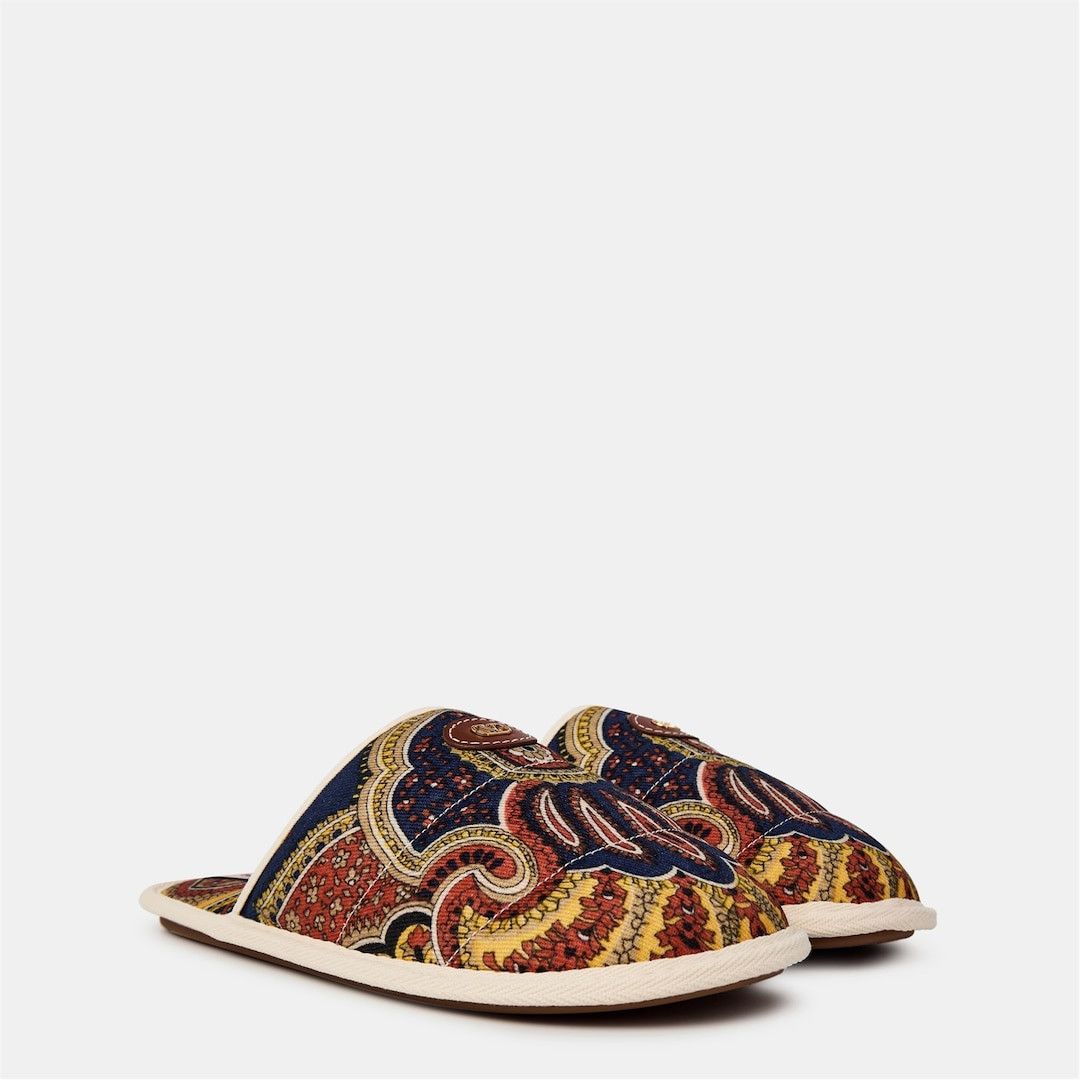 Valentino o1g2r1mq0526 Chambre Print Flat Mules in Multicolor Size US 8 / EU 41 - 3 Thumbnail