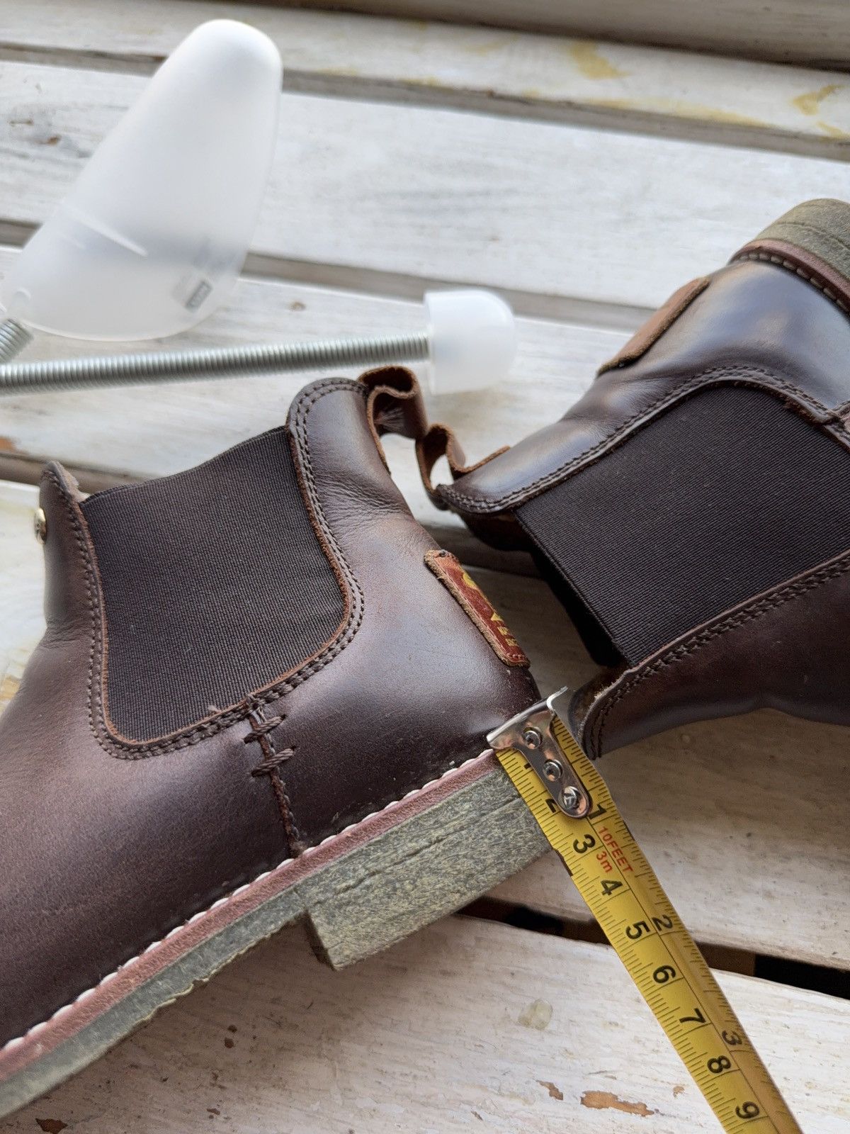 Panama Jack Vintage 00s Panama Jack Men’s Leather Chelsea Boots Brown Size US 5.5 / IT 35.5 - 20 Thumbnail