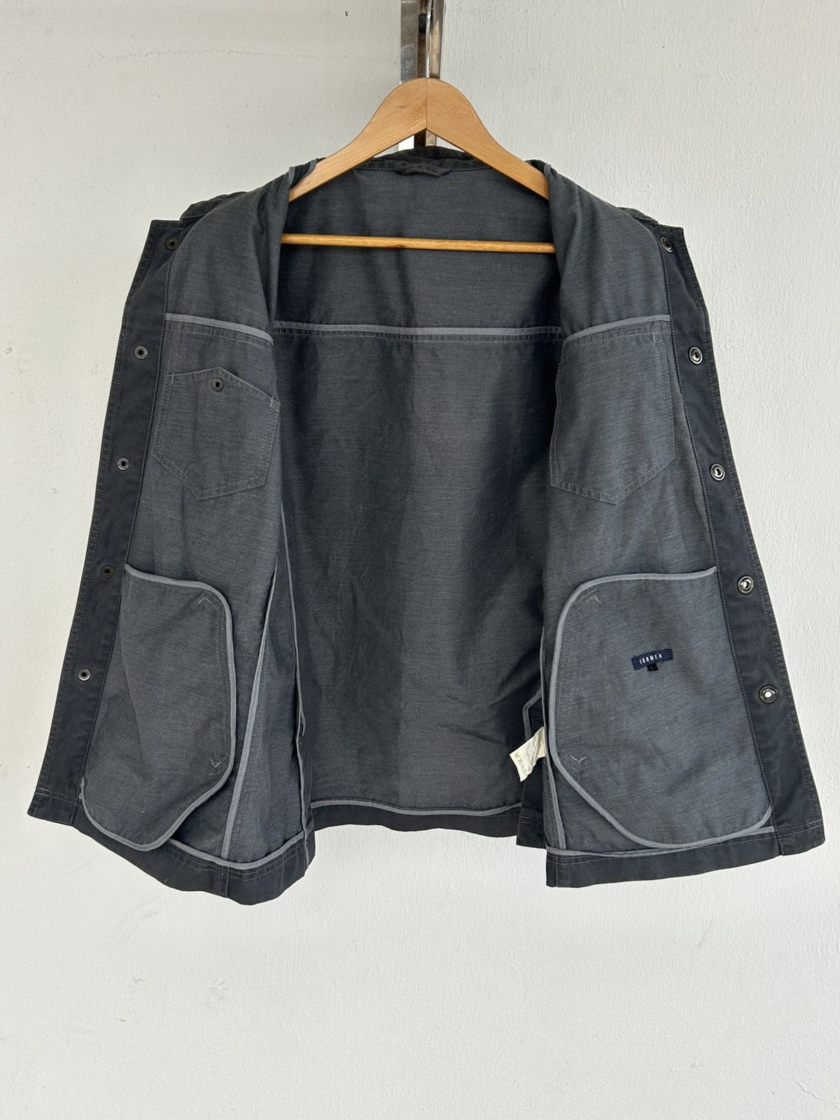 JUN MEN Jun Men Vintage Japan Button Ups Black Shirt Size US L / EU 52-54 / 3 - 4 Thumbnail