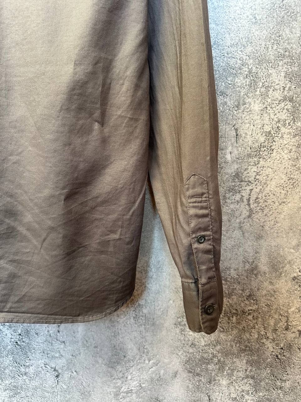 Allsaints × Designer ALLSAINTS Bixby Long Sleeve Shirt Gray Button Up Size US S / EU 44-46 / 1 - 10 Thumbnail