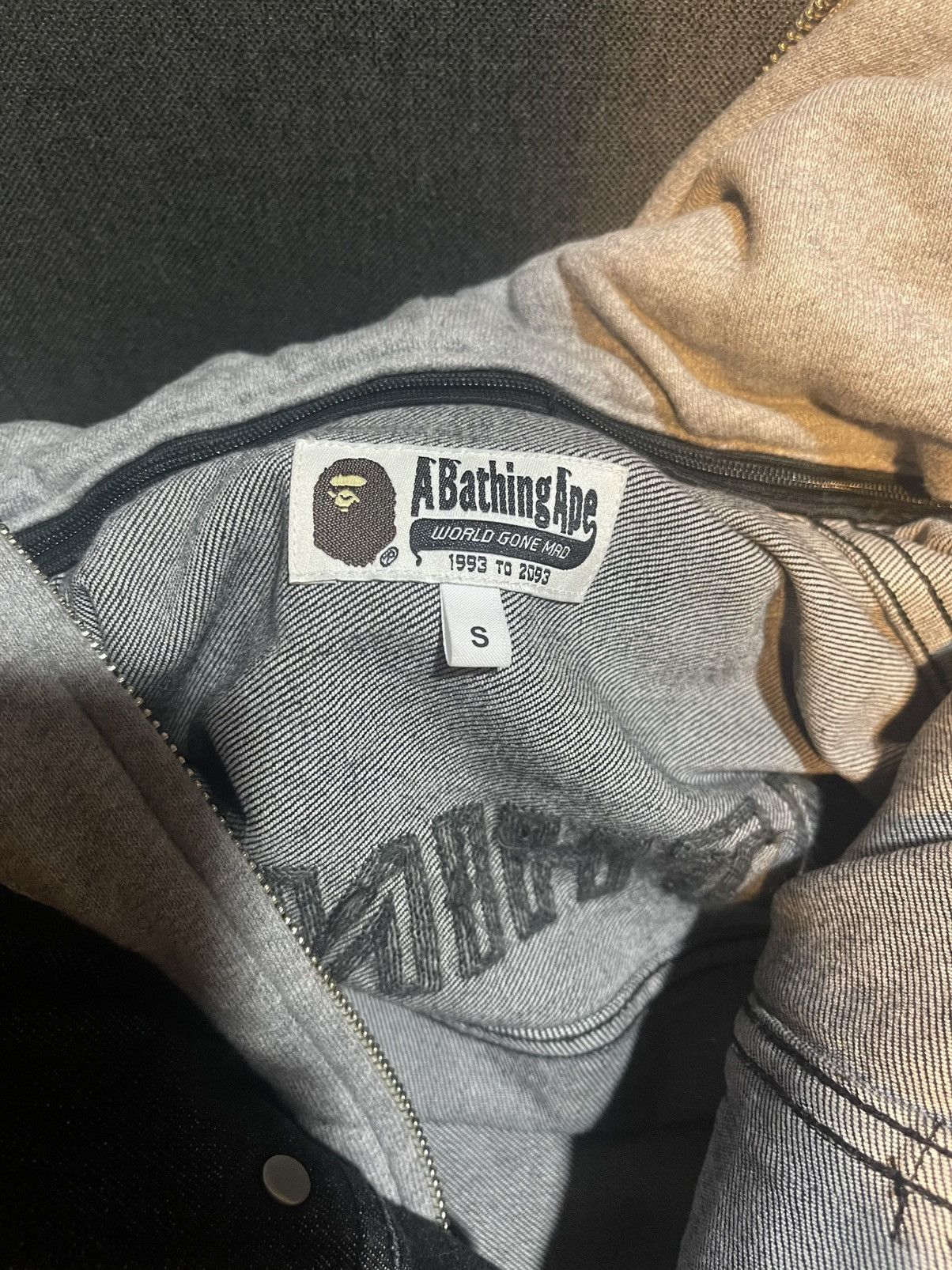 Bape Bape black denim jacket Size US S / EU 44-46 / 1 - 7 Thumbnail