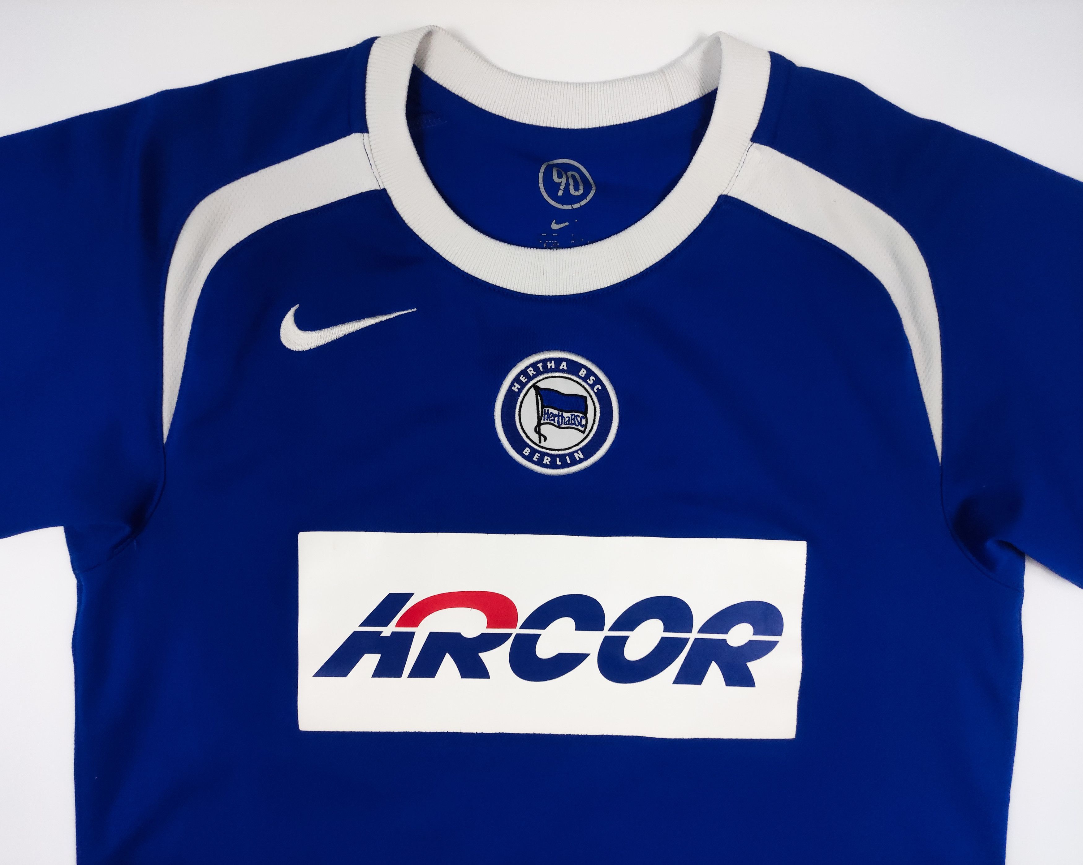 Nike Hertha BSC 2005 2006 Nike Home Shirt Size 154cm Size US XXS / EU 40 - 6 Thumbnail