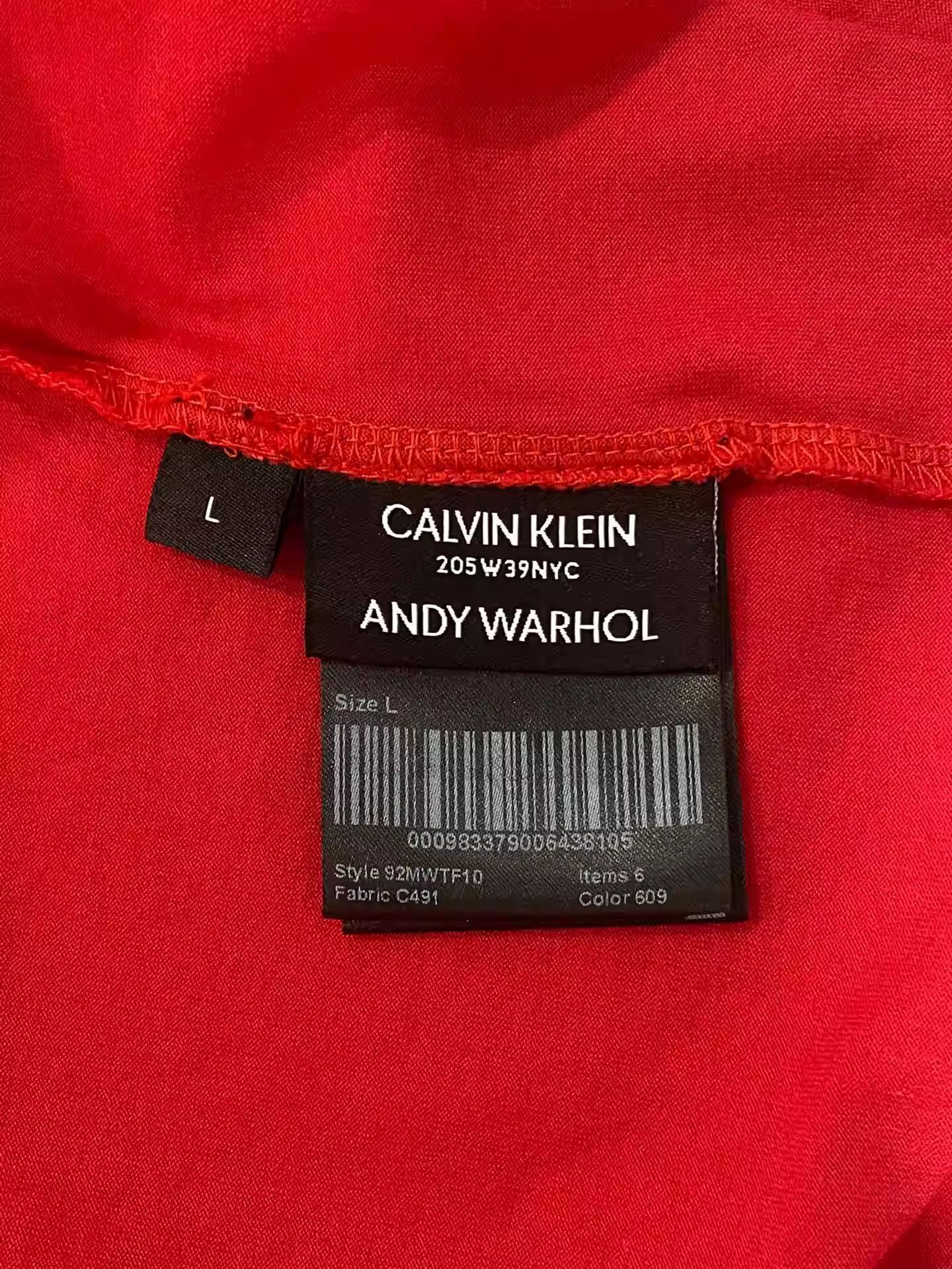 Raf Simons Raf simons red portrait short sleeve tee-2505 Size US M / EU 48-50 / 2 - 6 Thumbnail