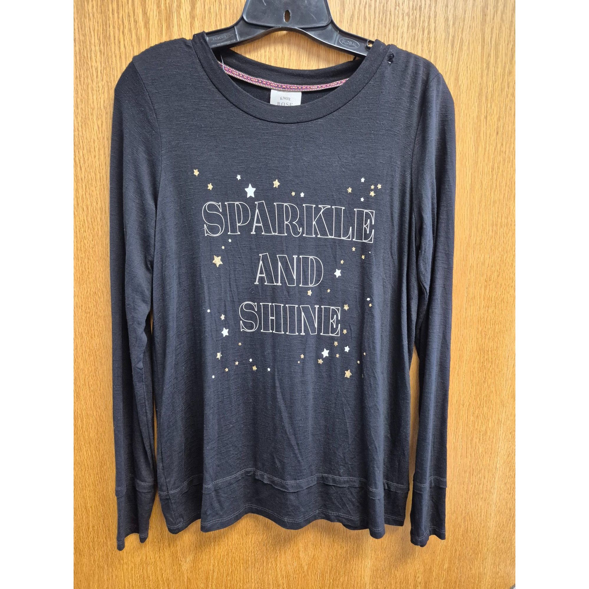 Other Women's Long Sleeve Crewneck Sparkle and Shine T-Shirt - Rea Size S / US 4 / IT 40 - 7 Thumbnail