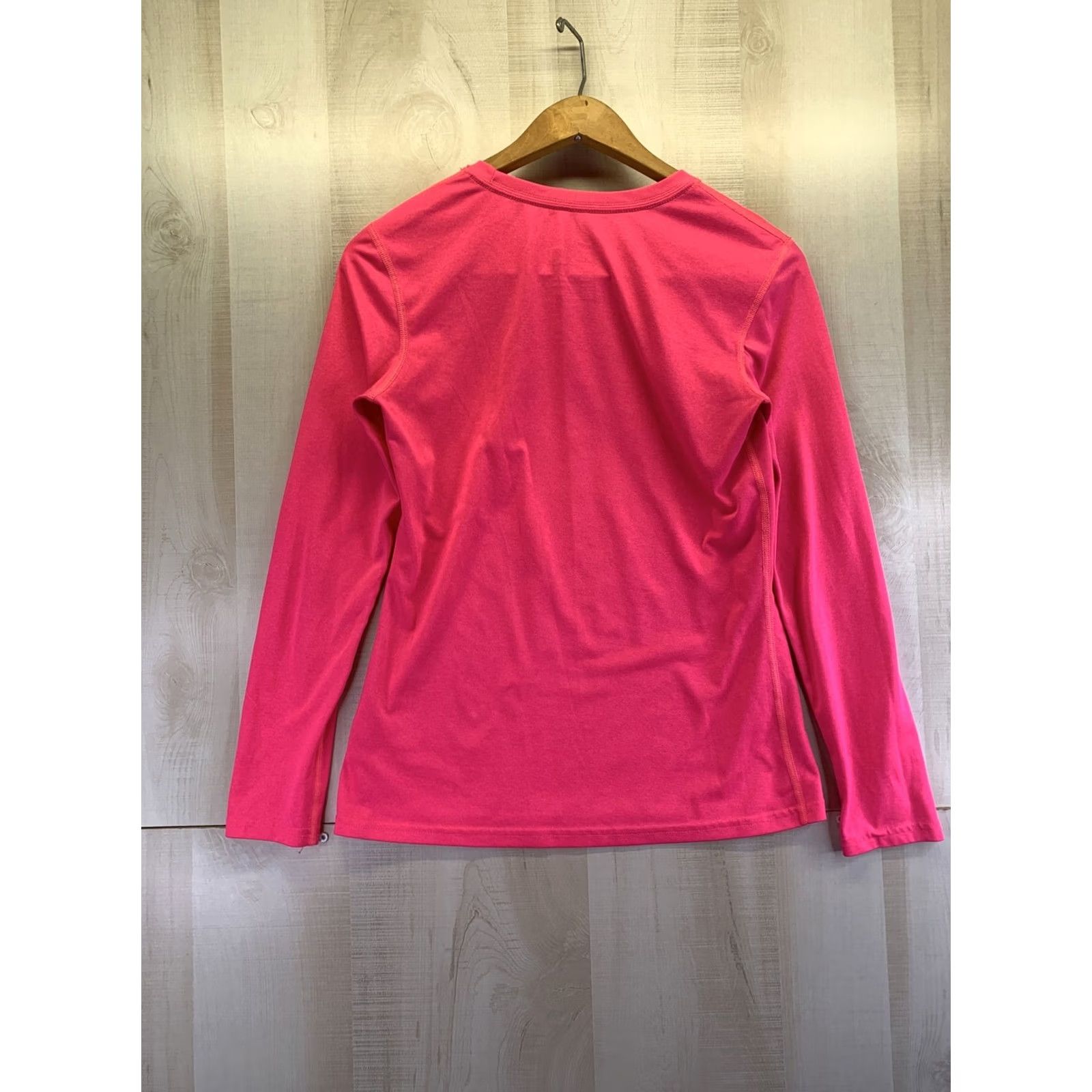 Nike Nike Dri-Fit Womens Regular Fit Hot Pink Running Long Sleeve Top Sz Small-6037 Size S / US 4 / IT 40 - 5 Thumbnail