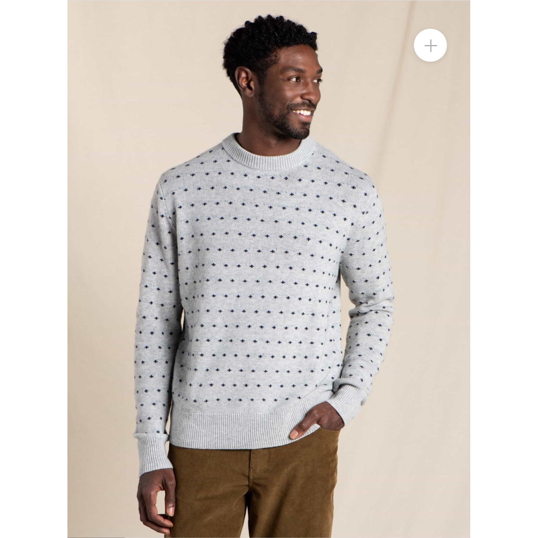 image of Toad And Co Toad&co Men’S Cazadero Crewneck Sweater - Size Xxl NWT in Grey, Men's