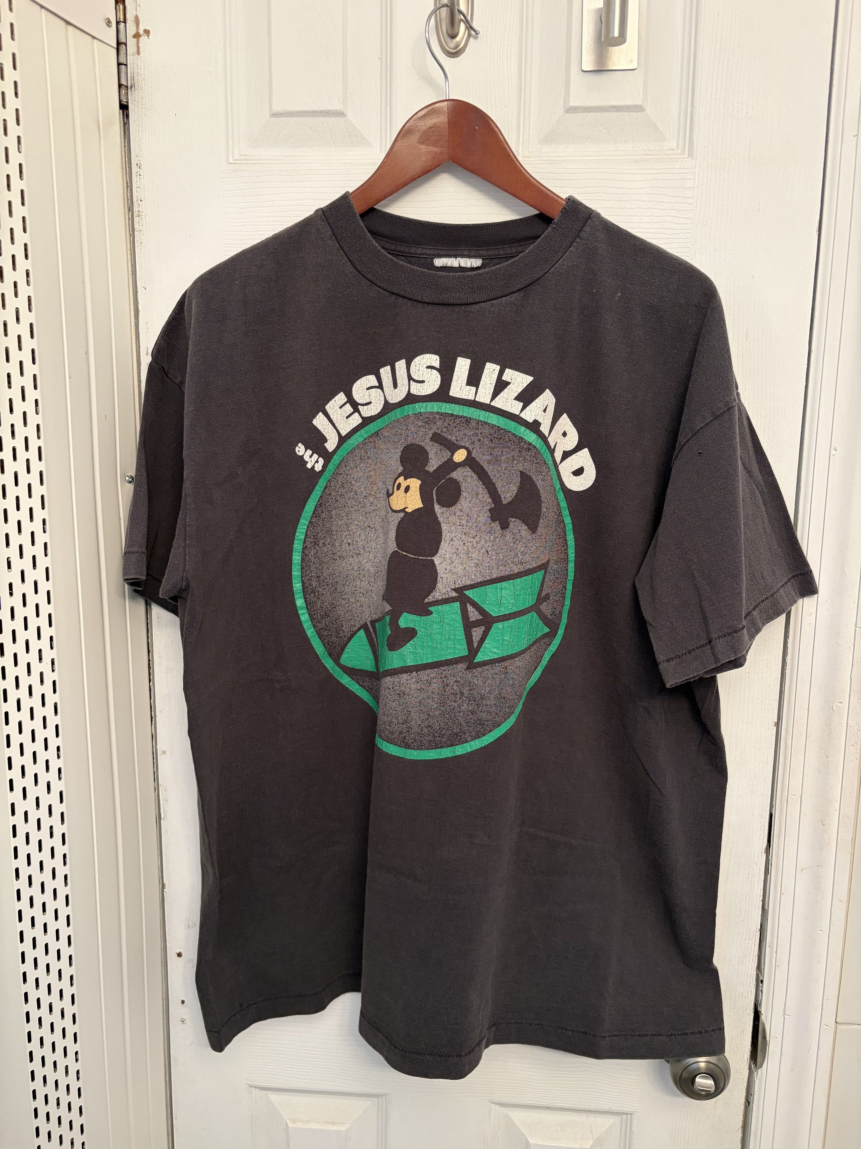 Vintage vintage 1991 jesus lizard mouthbreather tour shirt Size US XL / EU 56 / 4 - 1 Thumbnail
