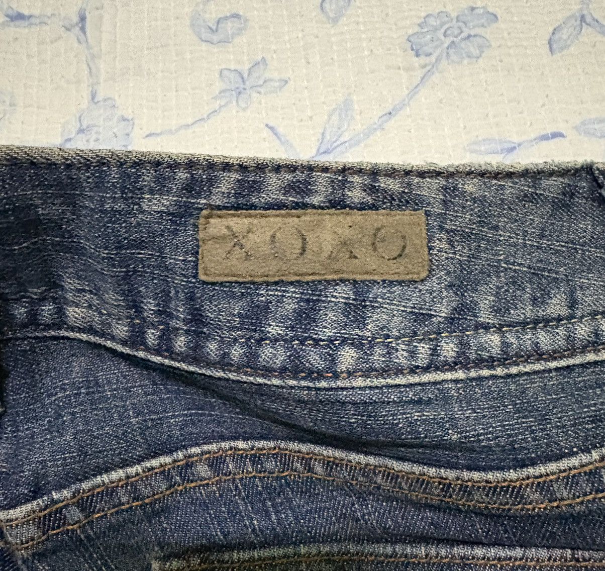 XOXO XOXO Streetwear Jeans Low Flared Denim Size US 31 - 16 Thumbnail
