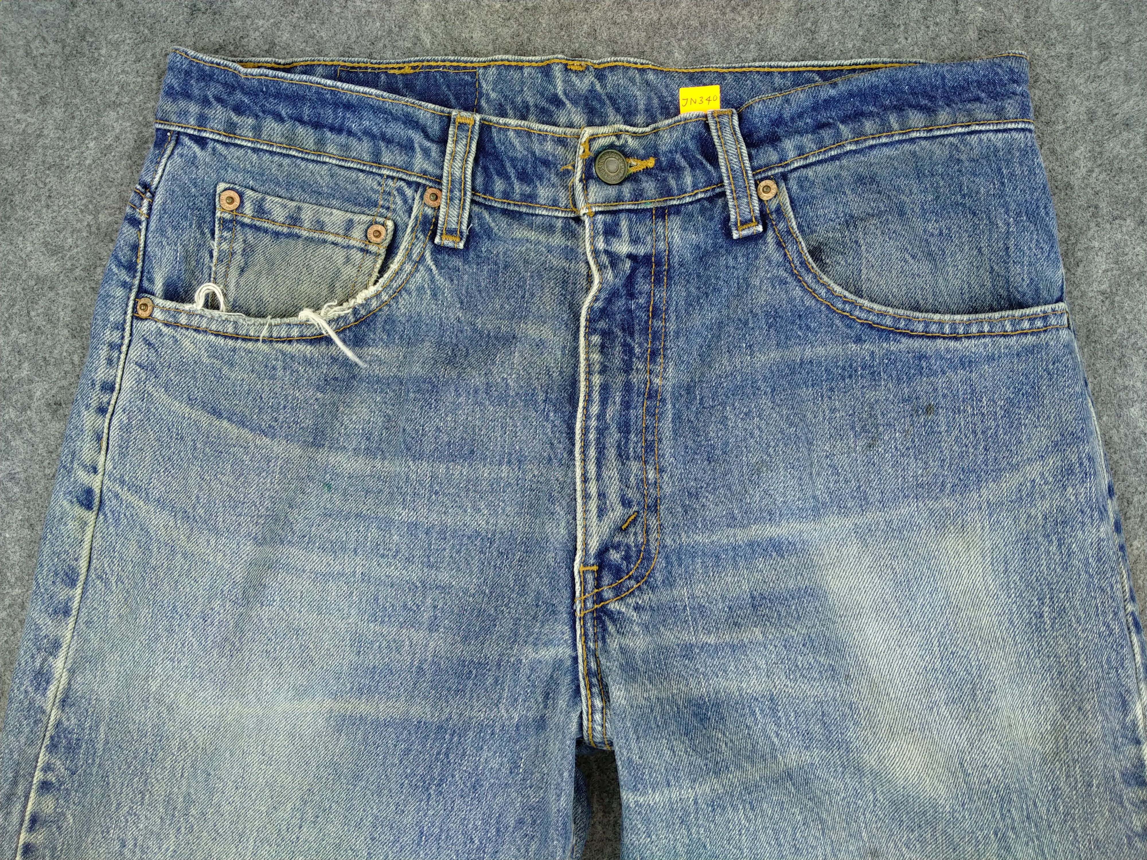 Levi's Relaxed Fit Vintage Levi's 550 33x27.5 Denim -JN340 Size US 33 - 3 Thumbnail