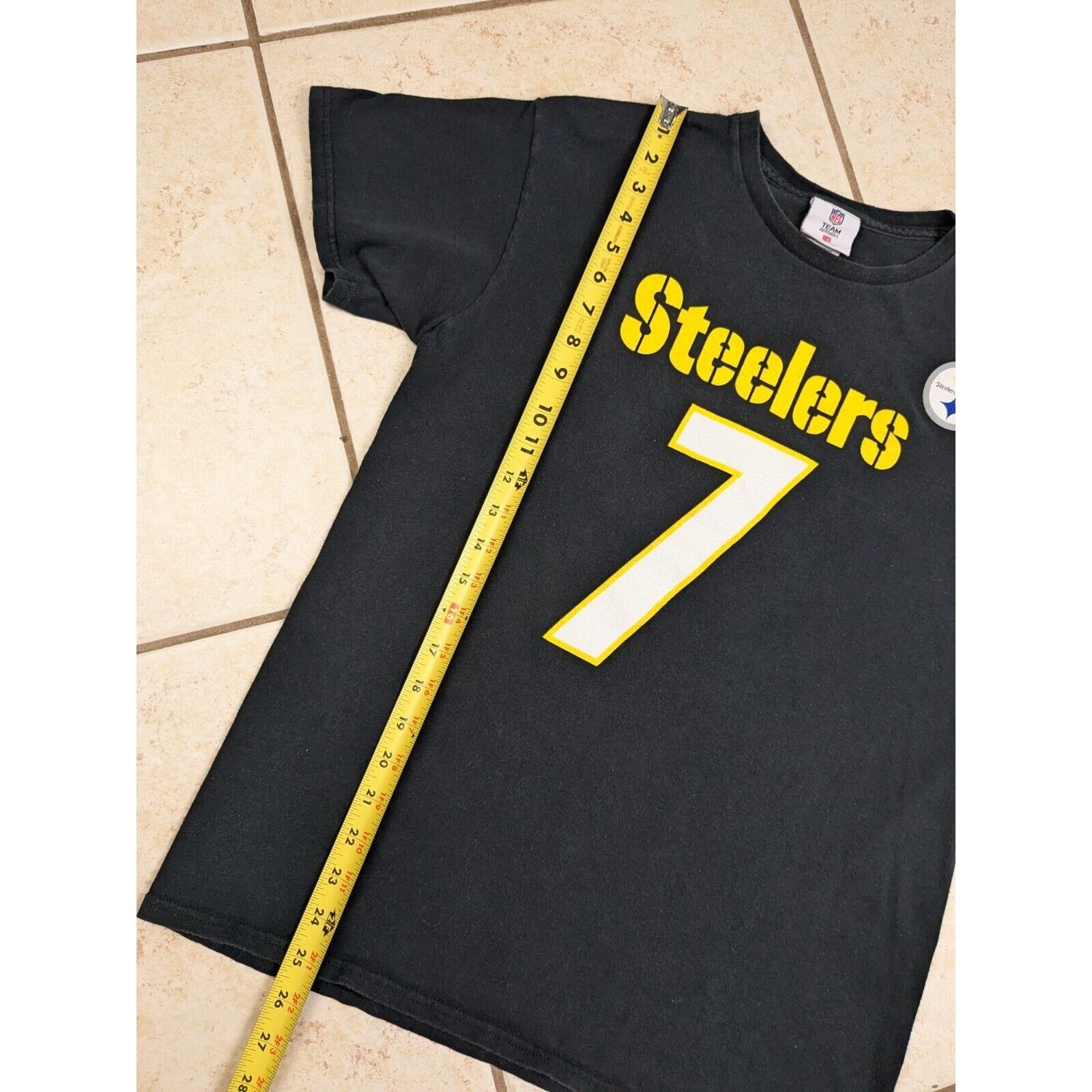 Other Pittsburgh Steelers Shirt Black #7 Big Ben Roethlisberger Size US M / EU 48-50 / 2 - 4 Thumbnail