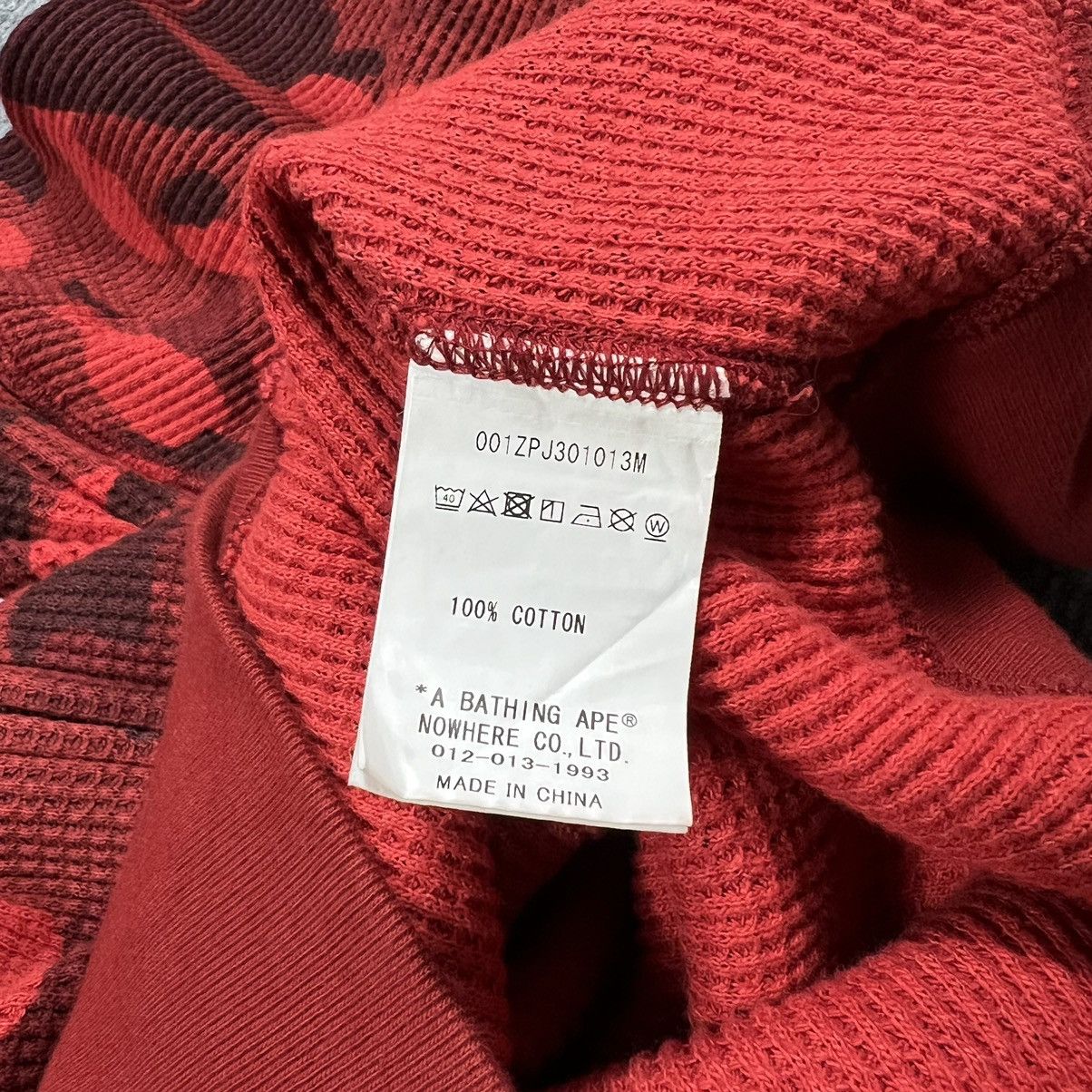 Bape × Nigo BAPE HEAD RED CAMO FULL ZIP HOODIE Size US XL / EU 56 / 4 - 8 Thumbnail