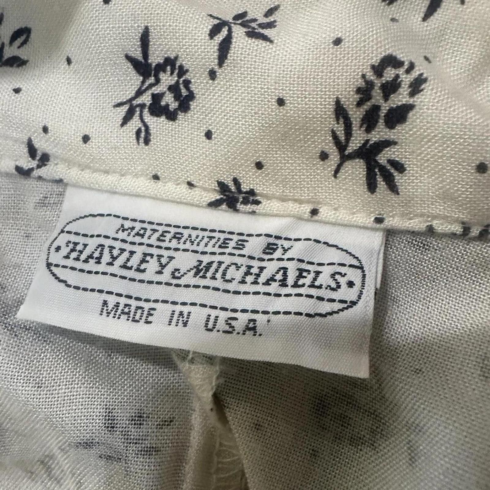 Other Vintage Women Size Medium Cottage Prairie Maternity Dress Size M / US 6-8 / IT 42-44 - 3 Thumbnail