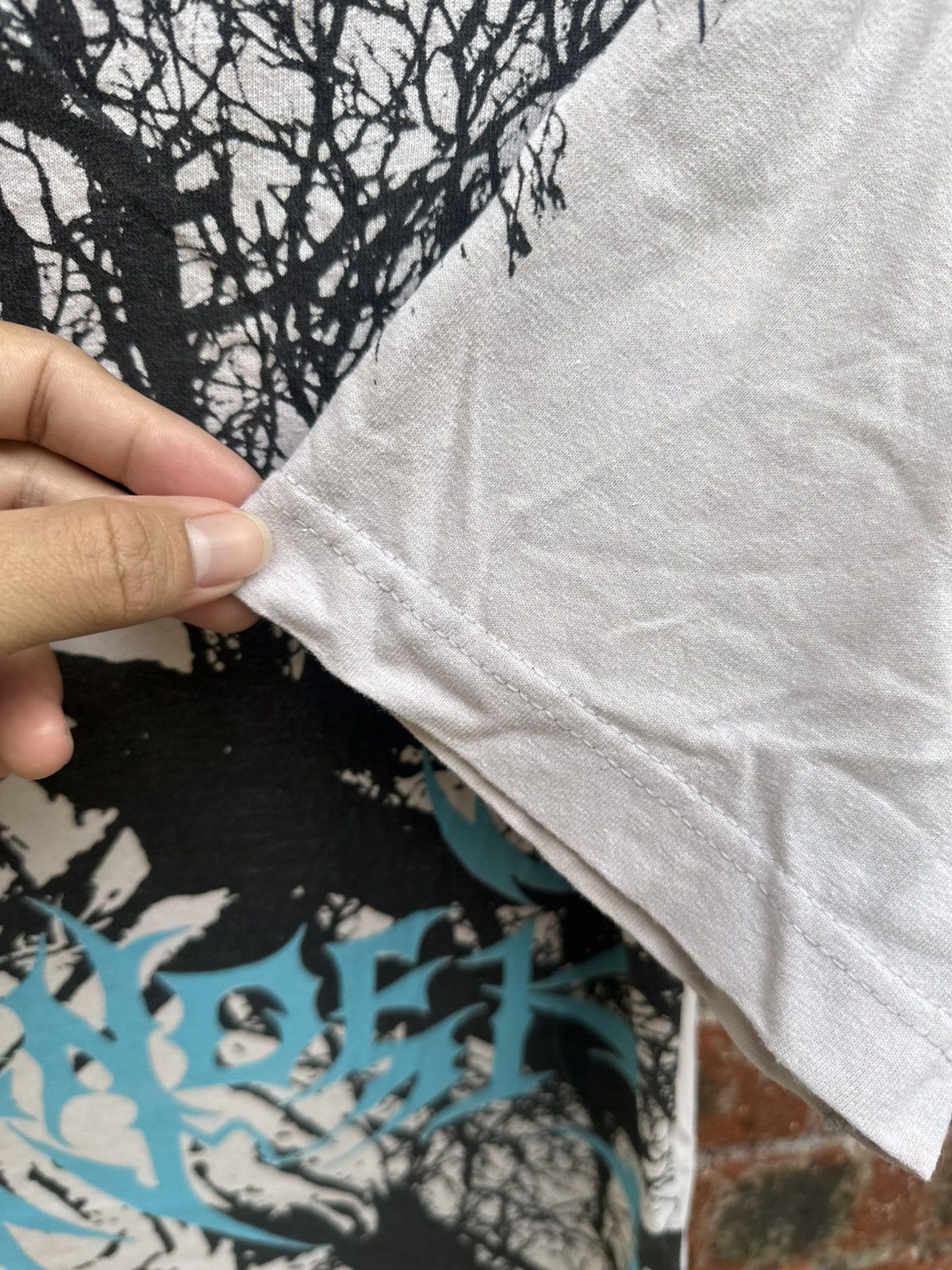 Band Tees × GRN Vintage Grn Mayhen Pure Norwegian Black Metal Faded Tee Size US M / EU 48-50 / 2 - 5 Thumbnail