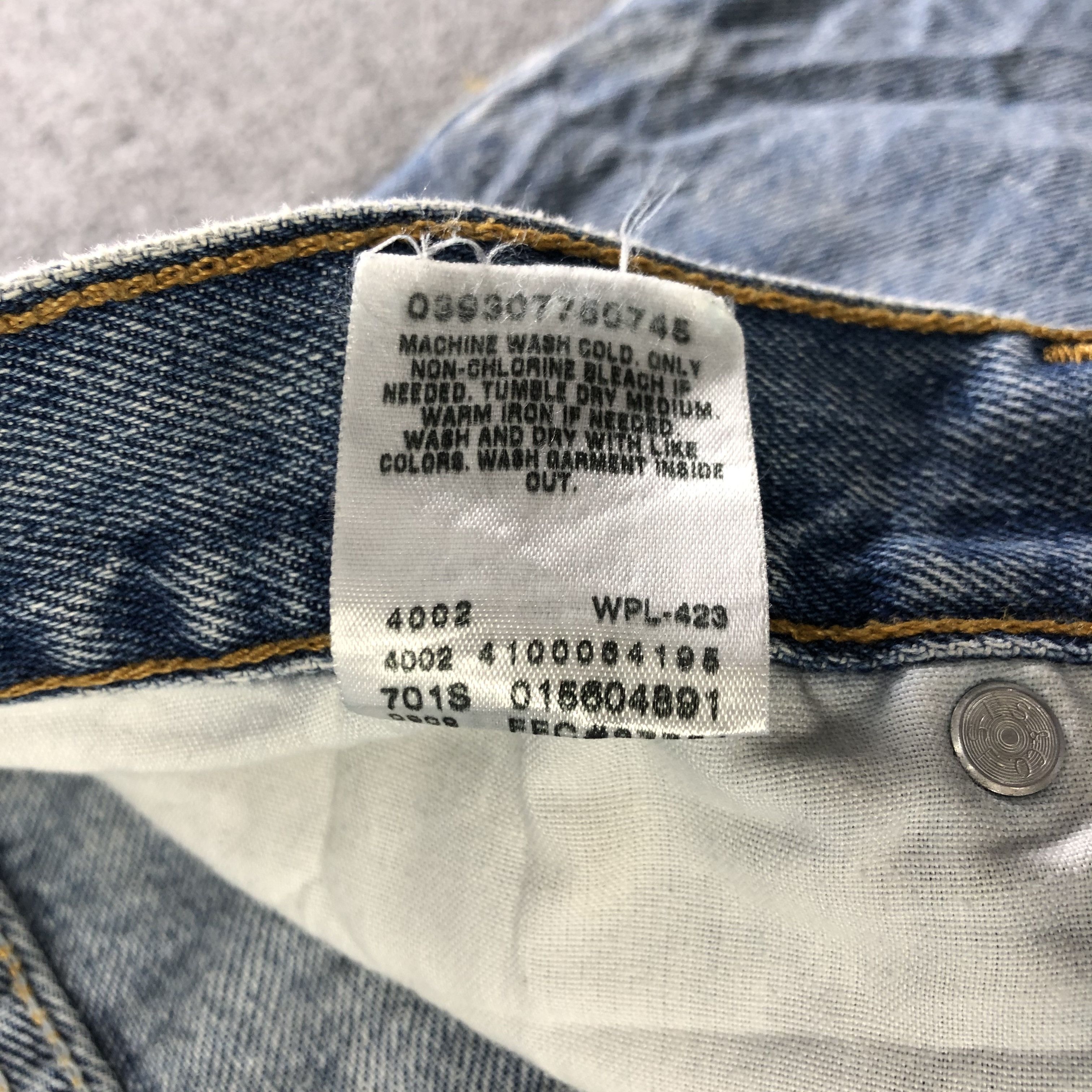 Levi's Vintage Blue Wash Levis 560 Jeans-J4338 Size US 44 / EU 60 - 12 Thumbnail