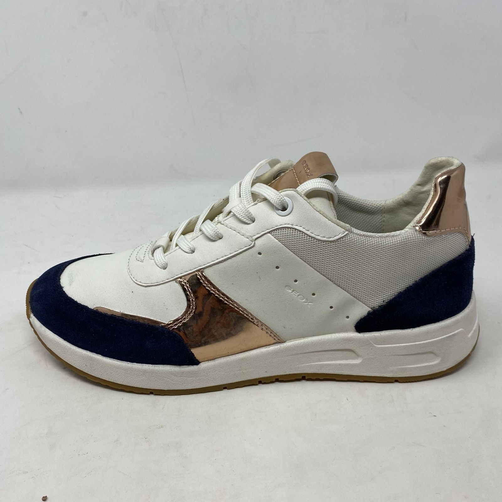 Geox Geox D Bulmya Sneaker White Trainners Shoes Womens Size 8 Size US 8 / IT 38 - 2 Thumbnail