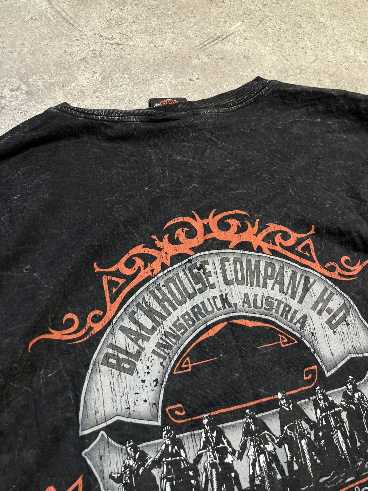 Harley Davidson Harley Davidson Acid Wash Long Sleeve Graphic Tee Eagle Size US M / EU 48-50 / 2 - 11 Thumbnail