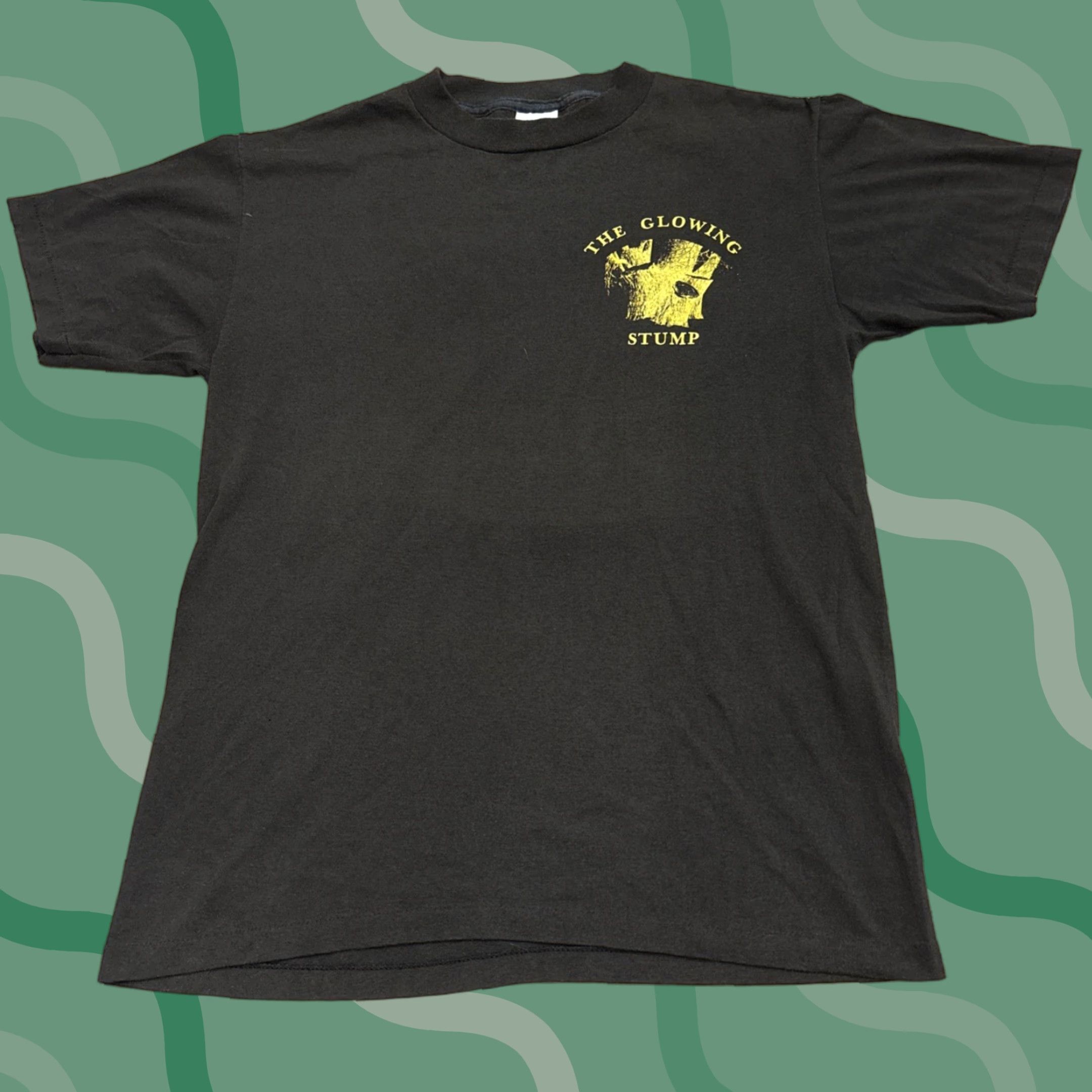 Vintage VINTAGE The Glowing Stump T-Shirt Men L Black 80s 90s Club Bar Exeter PA Wilkes-Barre Scranton Thunderbird Sportswear Shirt Size US L / EU 52-54 / 3 - 1 Thumbnail