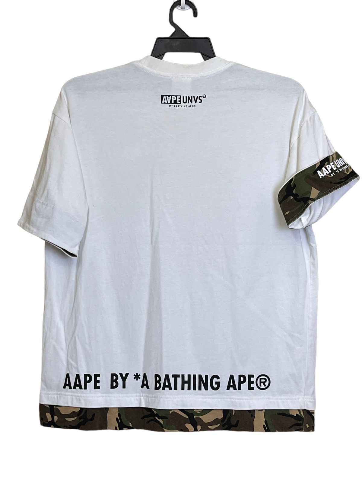 Bape AAPE UNIVERSE CAMO by A BATHING APE TEE SHIRT Size US M / EU 48-50 / 2 - 2 Thumbnail