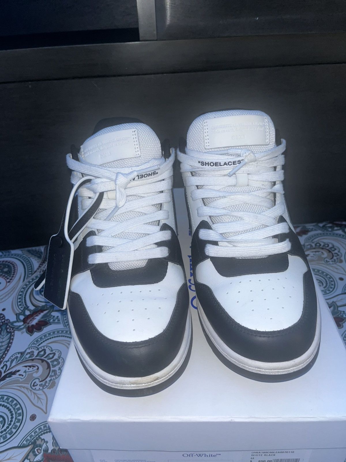 Off-White Out of office white black off-white Size US 11.5 / EU 44-45 - 3 Thumbnail