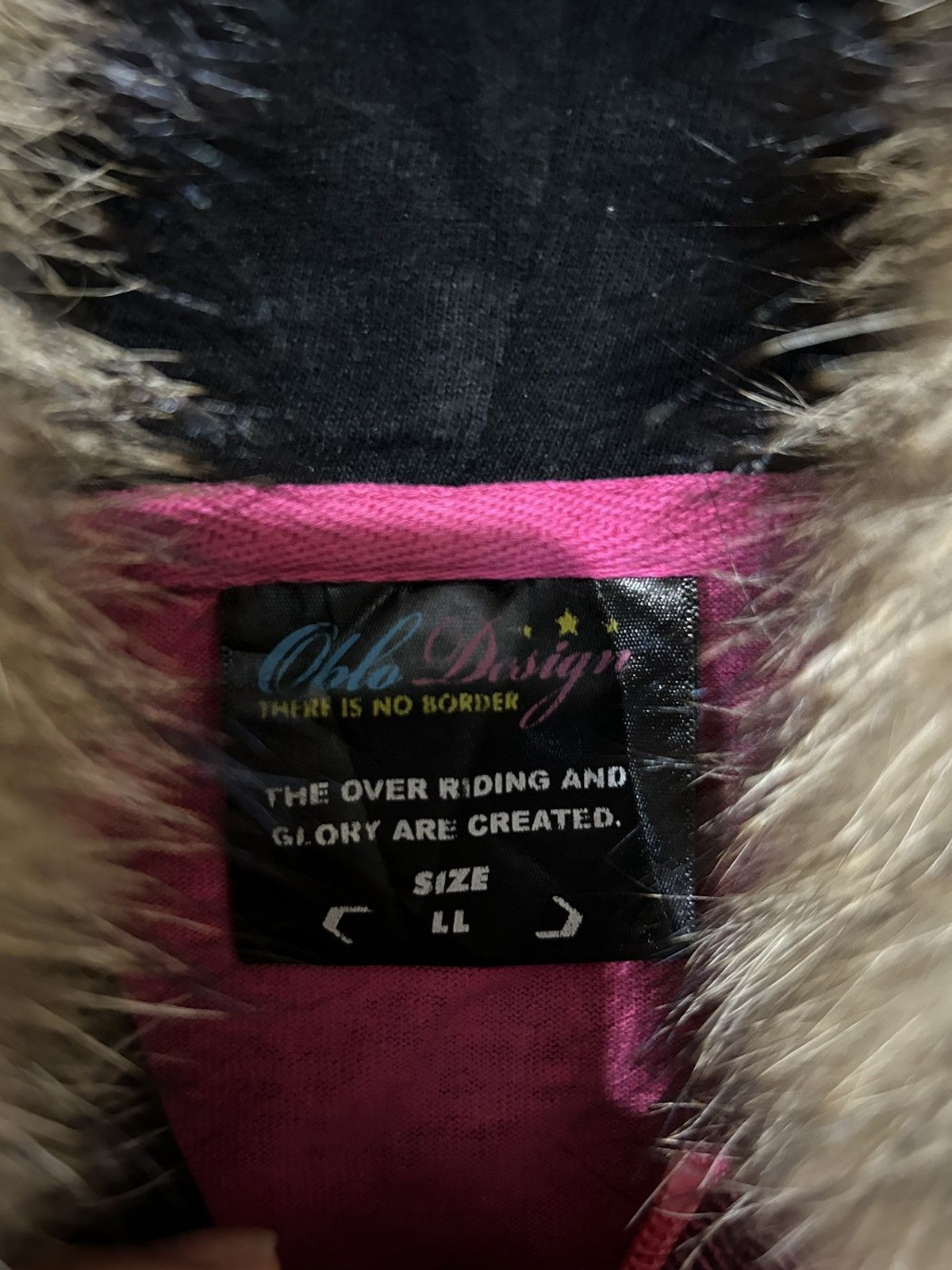 Beauty Beast Fur Hoodie Zip Tartan Poem Lgb ifsixwasnine Style Size US L / EU 52-54 / 3 - 4 Thumbnail