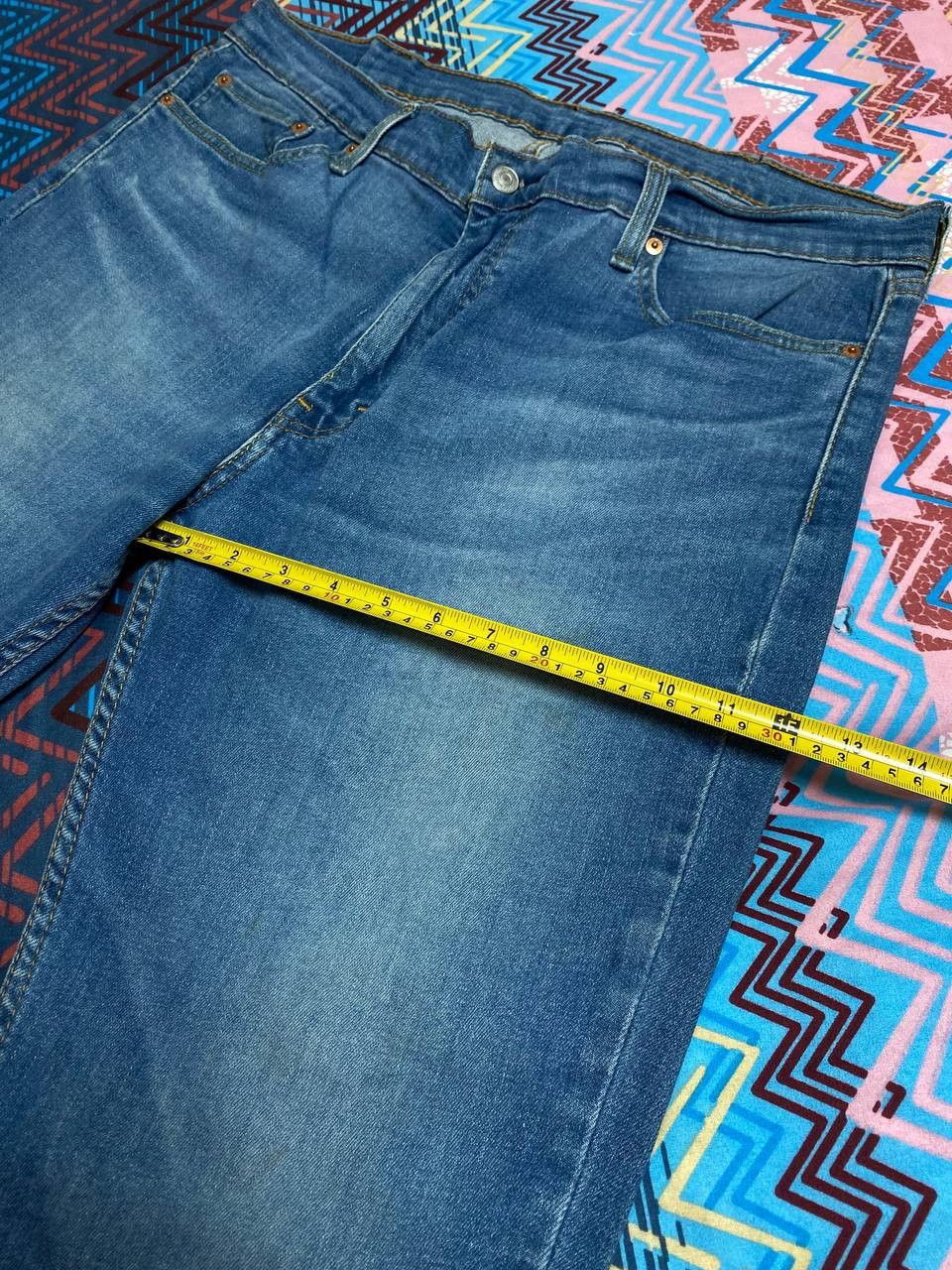 Levi's × Vintage Vintage Levis 511 Jeans Distressed Faded Flared Baggy Y2K Size US 38 / EU 54 - 5 Thumbnail