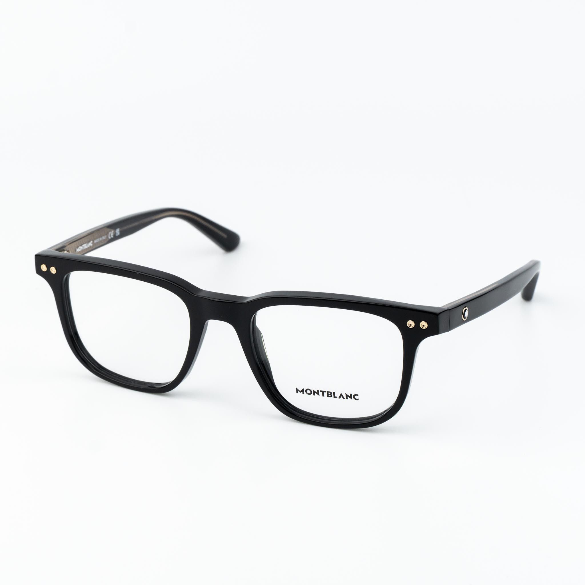 Montblanc Montblanc Men Eyeglasses Square MB0256O 001 NEW AUTHENTIC Size ONE SIZE - 3 Thumbnail