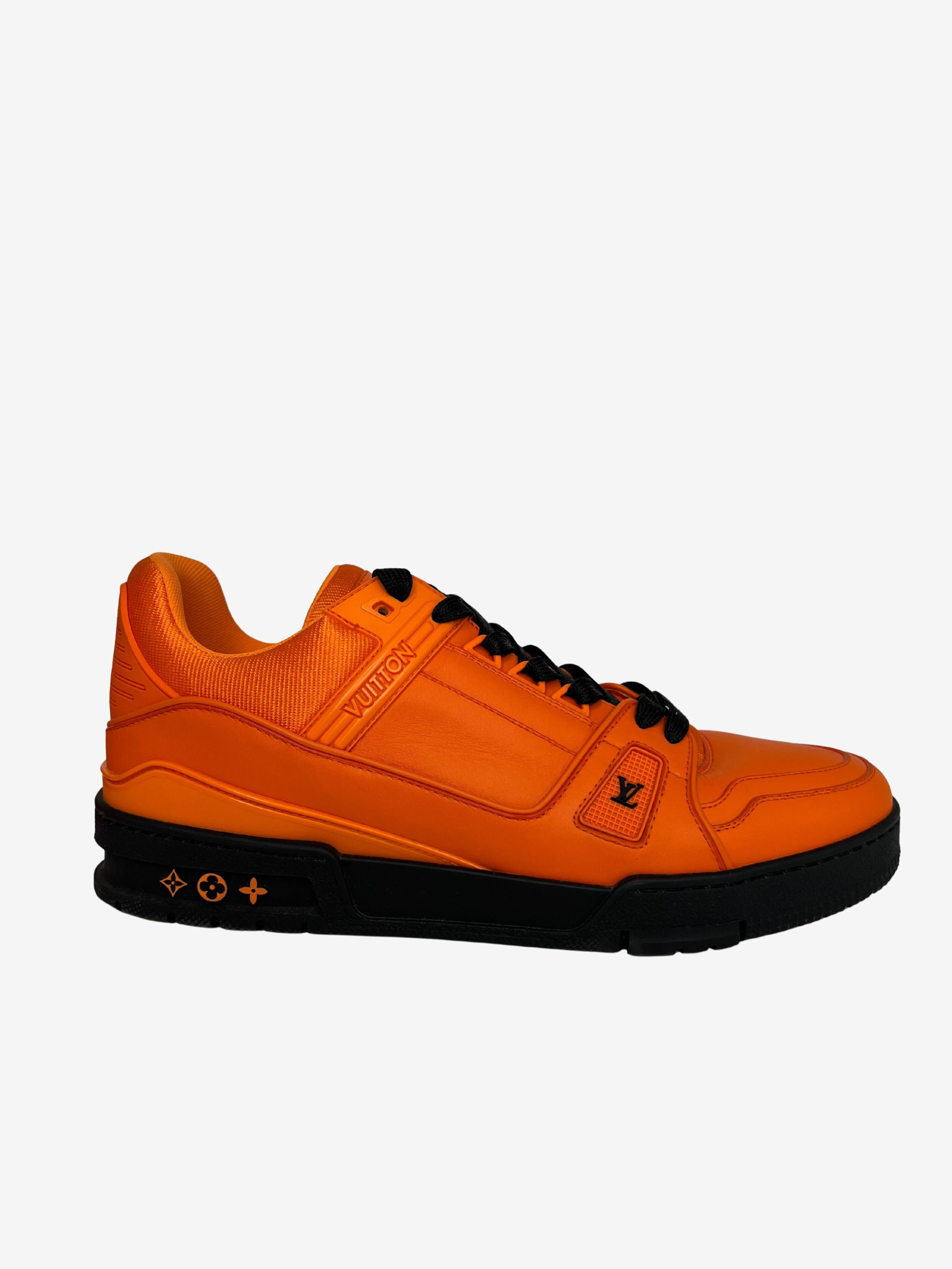 Louis Vuitton Louis Vuitton Orange Trainer Sneaker Virgil Abloh Size US 10.5 / EU 43-44 - 7 Thumbnail