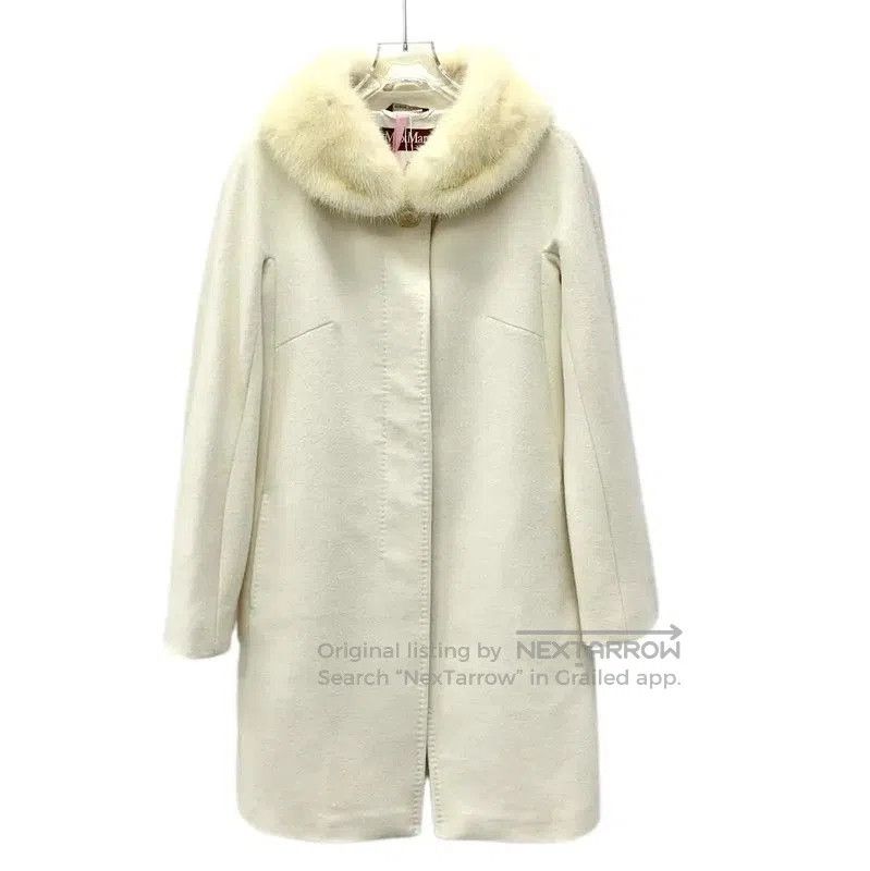 Max Mara MaxMara Beige Wool Women's Coat . Size XS / US 0-2 / IT 36-38 - 1 Thumbnail