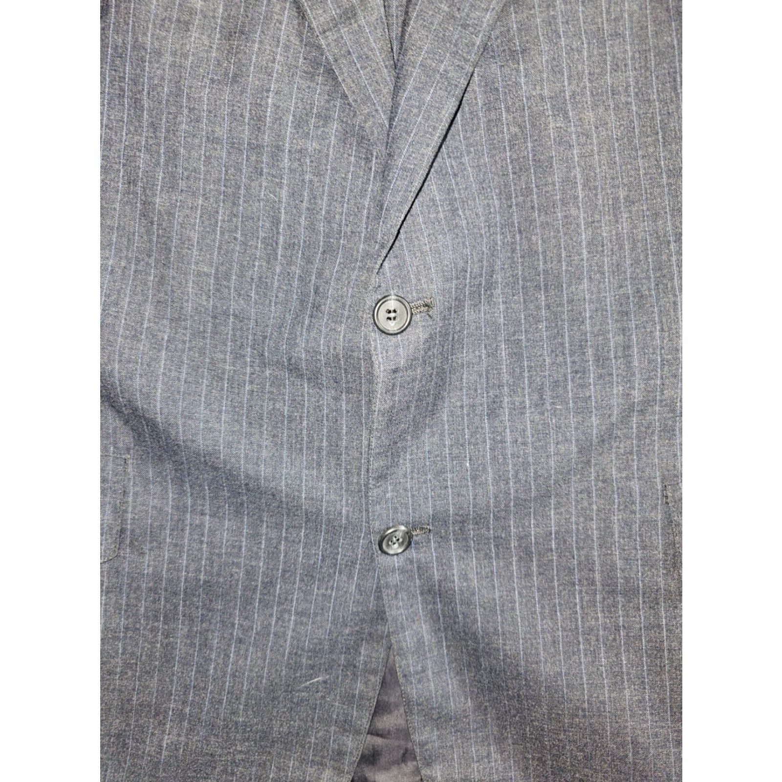 Brooks Brothers VINTAGE Brooks Brothers Blazer Mens 48 Long Wool Blend Sport Coat Dark Blue Size 48R - 3 Thumbnail
