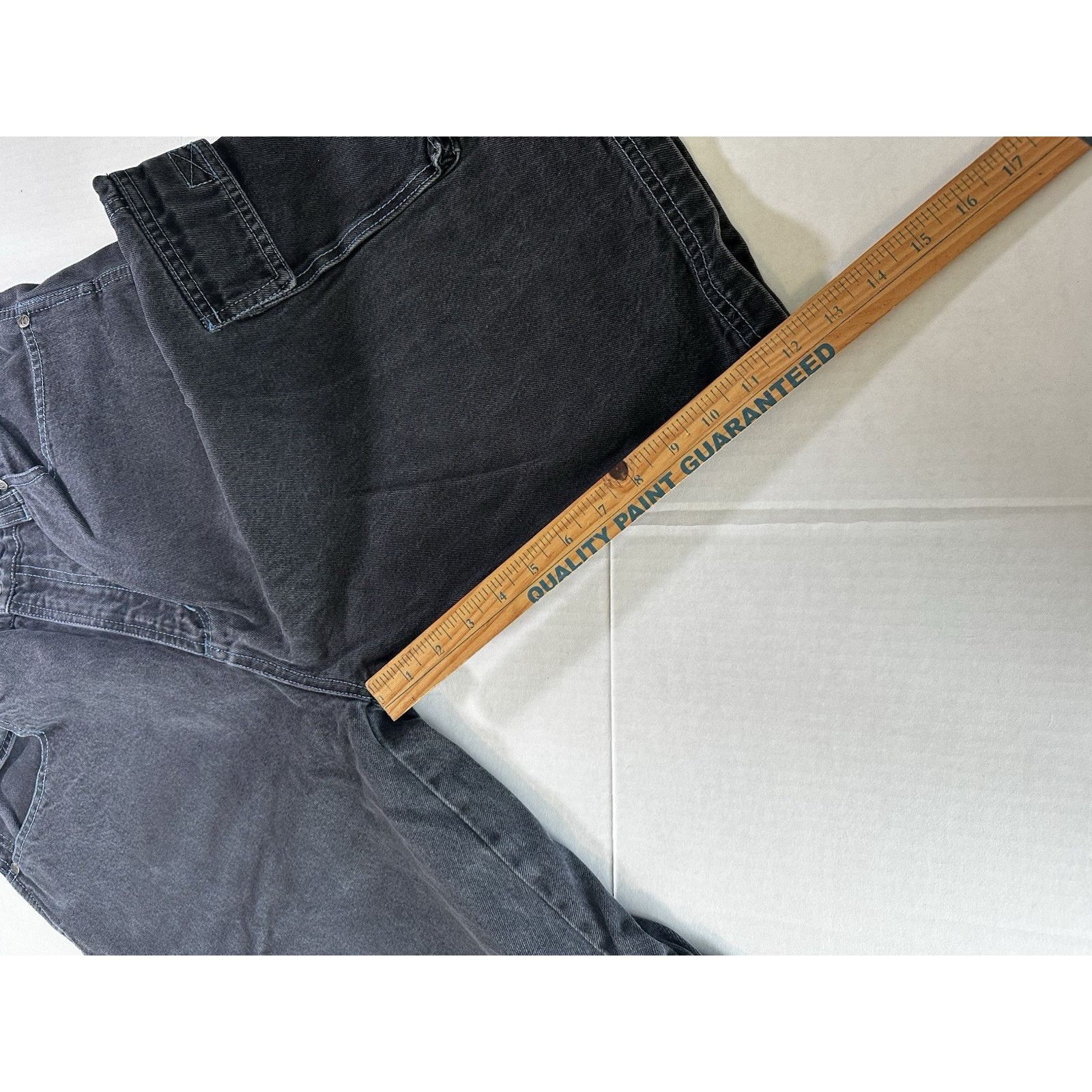 Other Moffat Baggy Cargo Shorts Black Denim sz 38 Hip Hop Y2K 90s Size US 38 / EU 54 - 6 Thumbnail