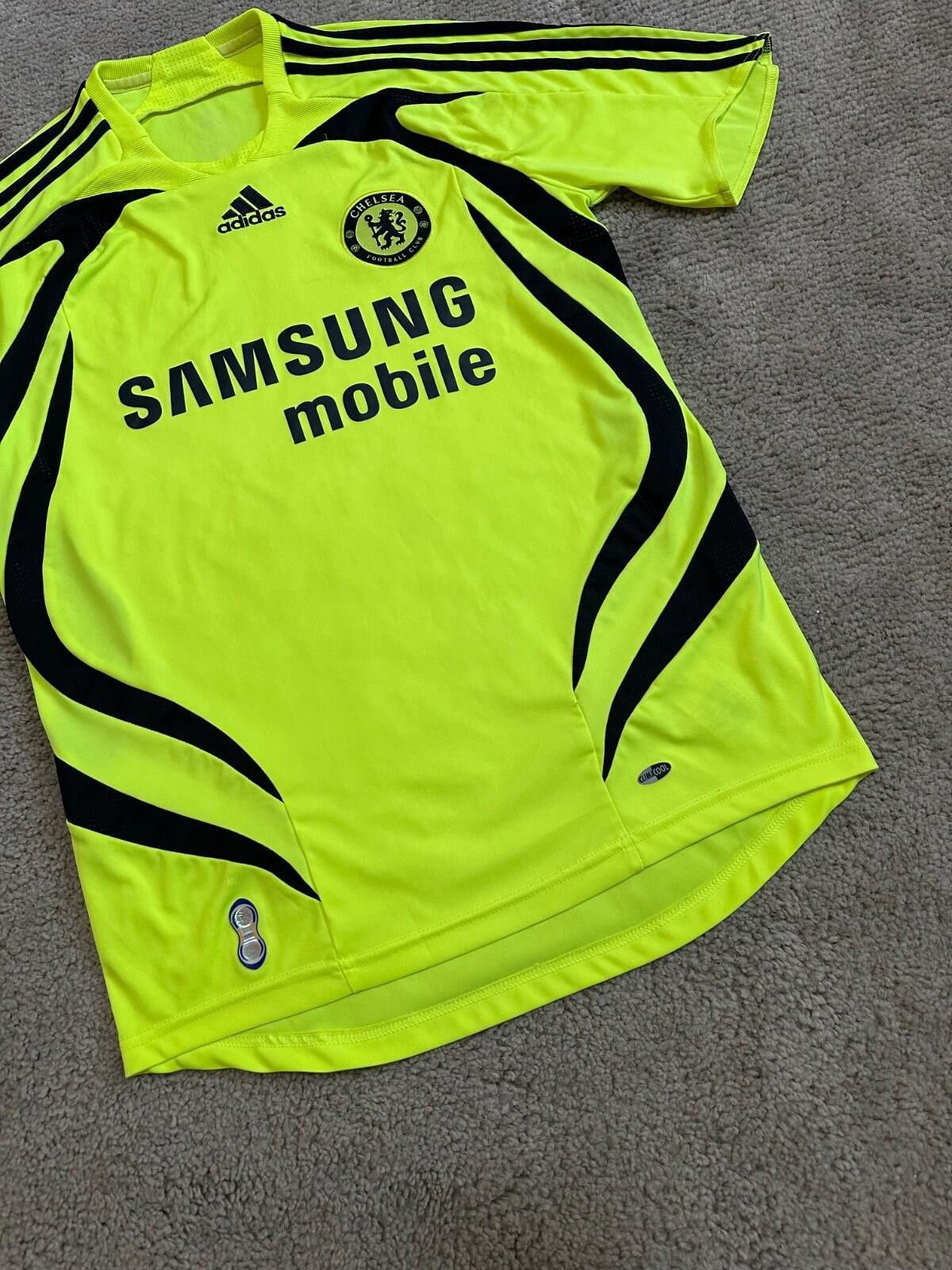 Adidas Adidas Chelsea FC Away 2007/2008 Shirt Football Jersey Neon Size US M / EU 48-50 / 2 - 2 Thumbnail