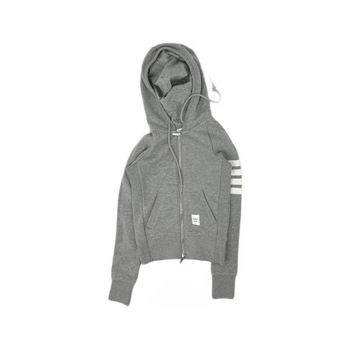 Thom Browne Thom Browne Long Sleeve Zip Hoodie for Women -2507 Size S / US 4 / IT 40 - 8 Thumbnail