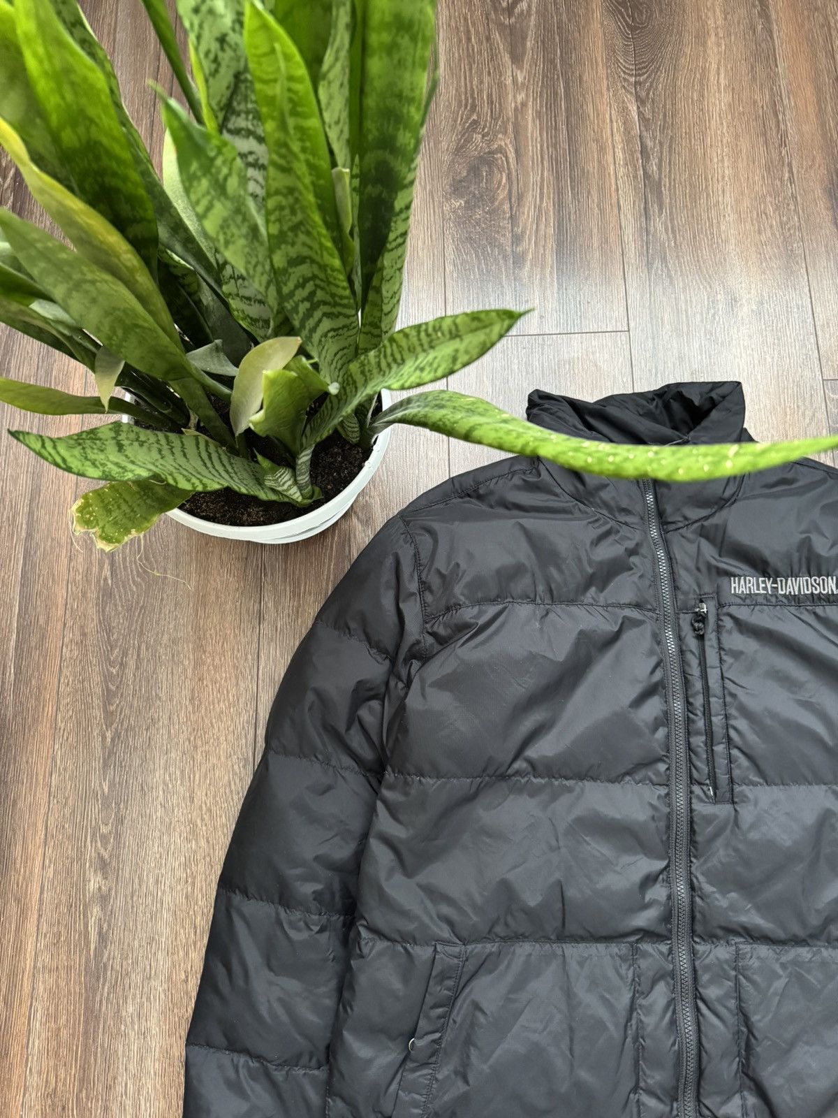 Harley Davidson Vintage 90’s Men's Harley Davidson Black Size M 300 puffer jacket Size US M / EU 48-50 / 2 - 2 Thumbnail