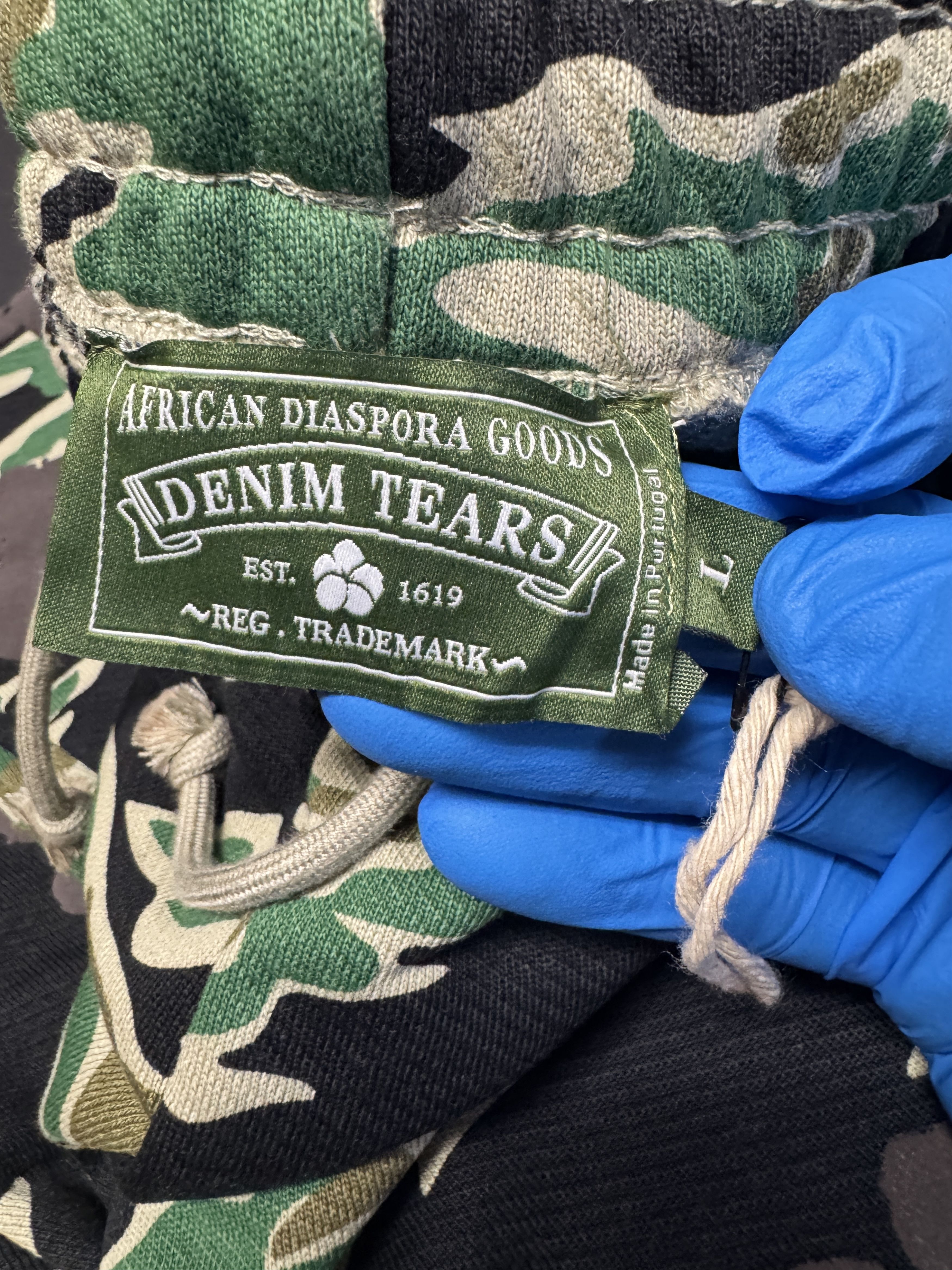 DENIM TEARS Denim tears Green Camo Wreath Sweatpants Size US 36 / EU 52 - 3 Thumbnail