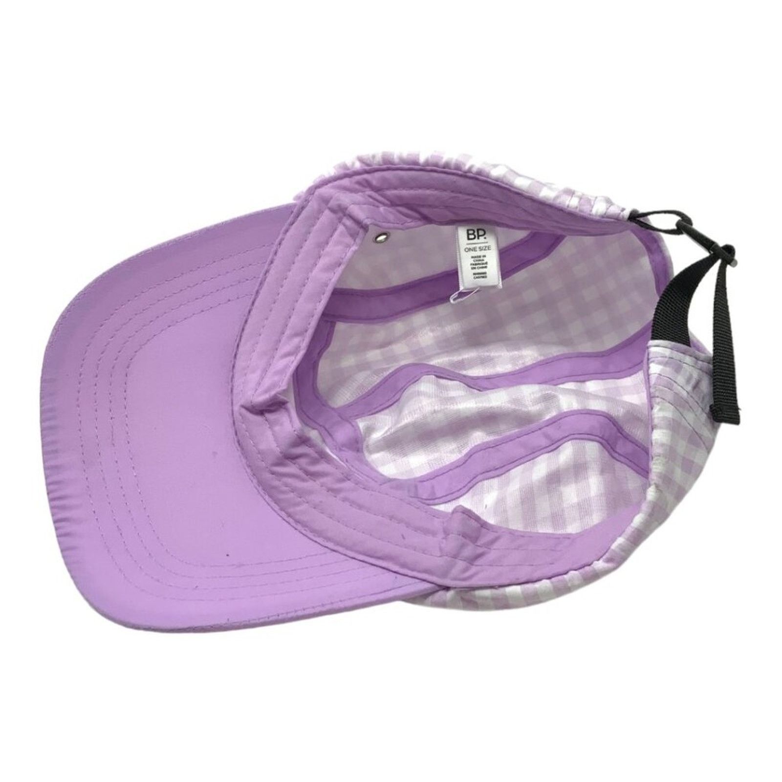 BP. BP Gingham Baseball Cap Lilac One Size NWOT Size ONE SIZE - 6 Thumbnail