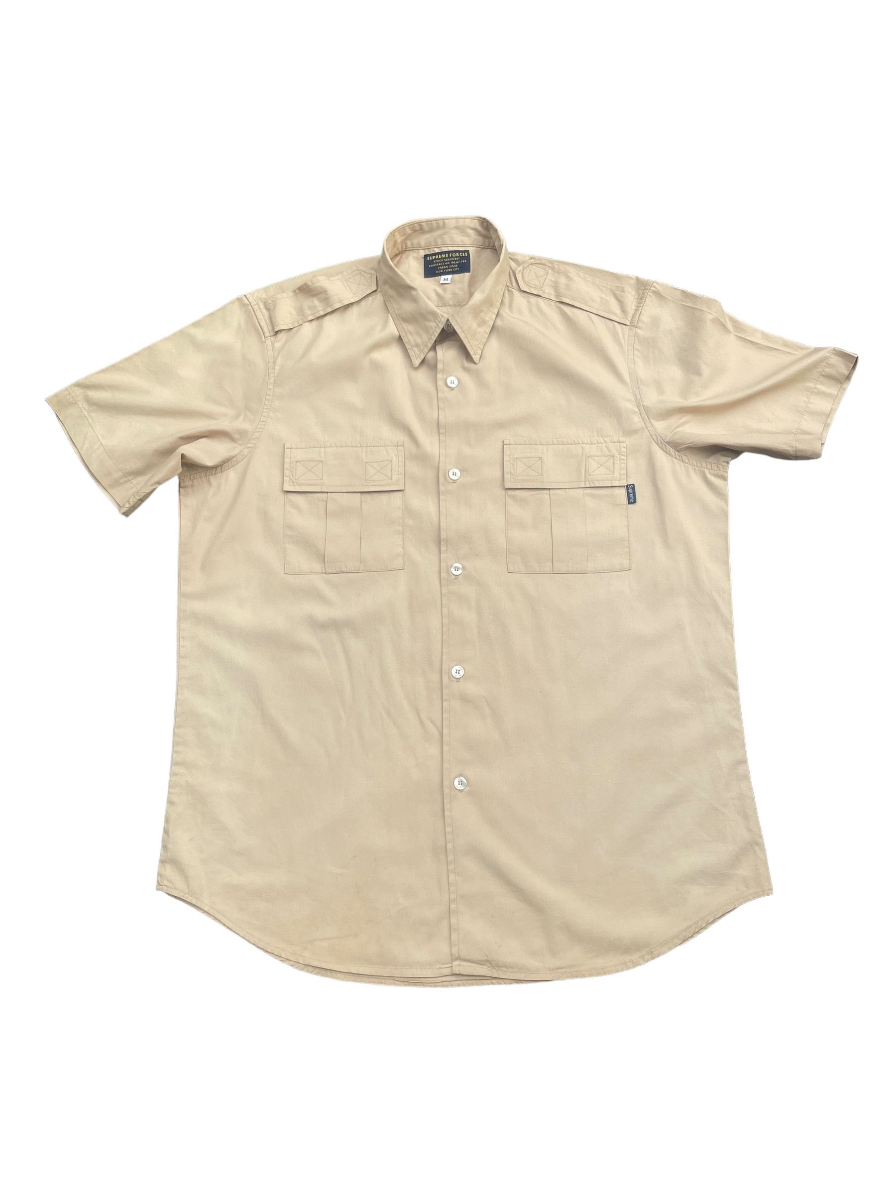 Vintage Rare Supreme Force Series 1 Work Shirt