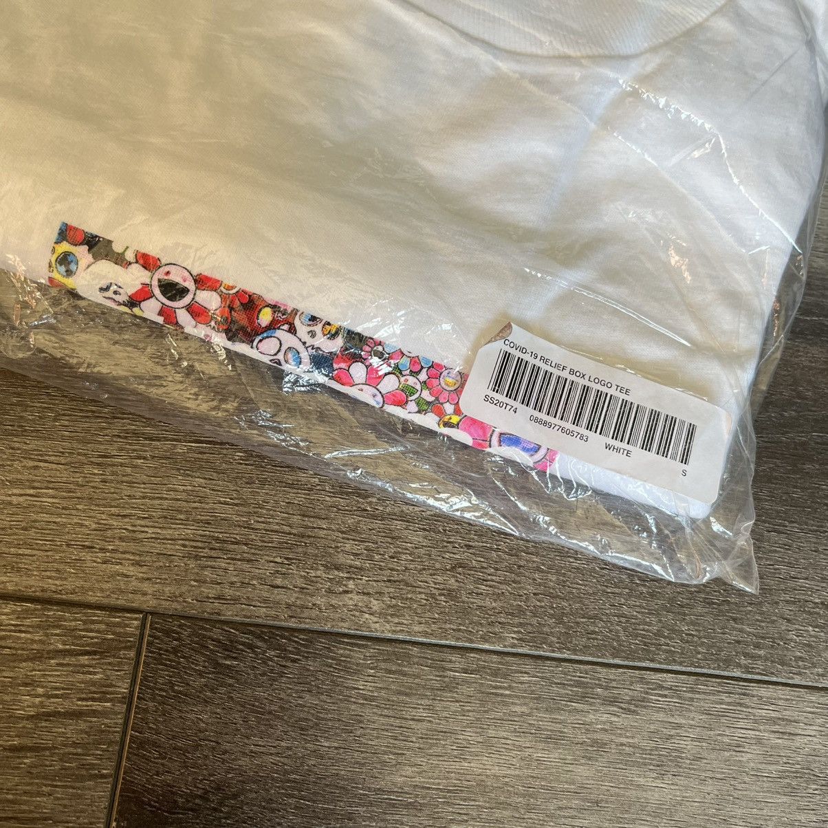 Supreme × Takashi Murakami New Supreme x Takashi Murakami COVID-19 Relief Box Logo Tee Size US S / EU 44-46 / 1 - 4 Thumbnail