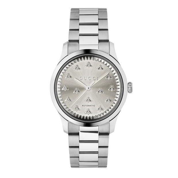 Gucci G-Timeless Quartz Watch in Silver, Men's